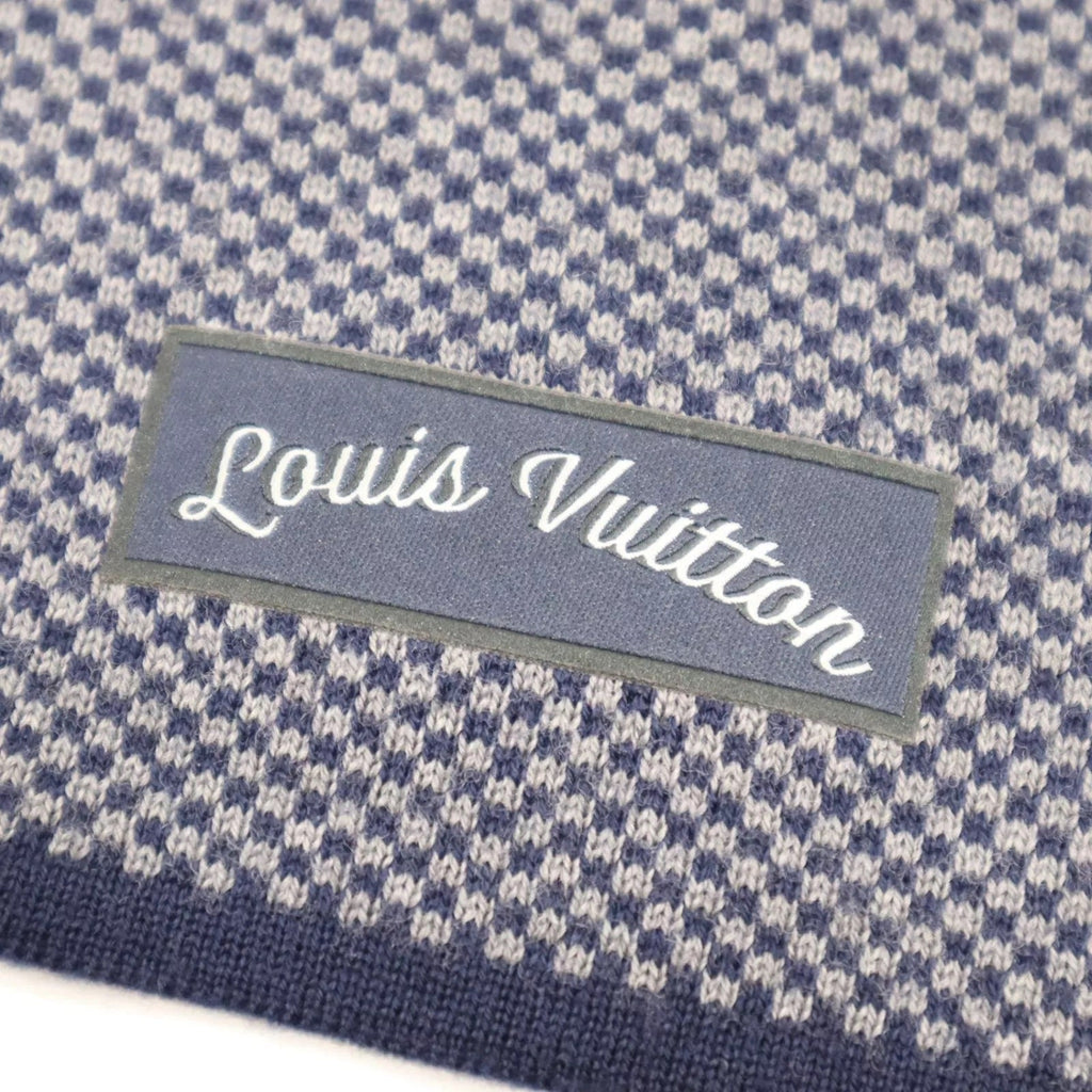 LOUIS VUITTON LV SIGNATURE LOGO WOOL SCARF
