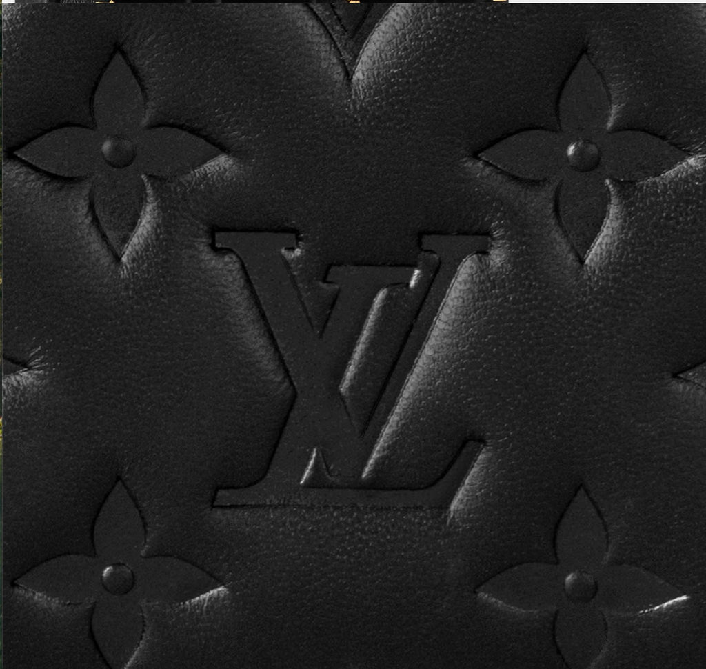LOUIS VUITTON LAMBSKIN EMBOSSED MONOGRAM COUSSIN ZIPPY WALLET