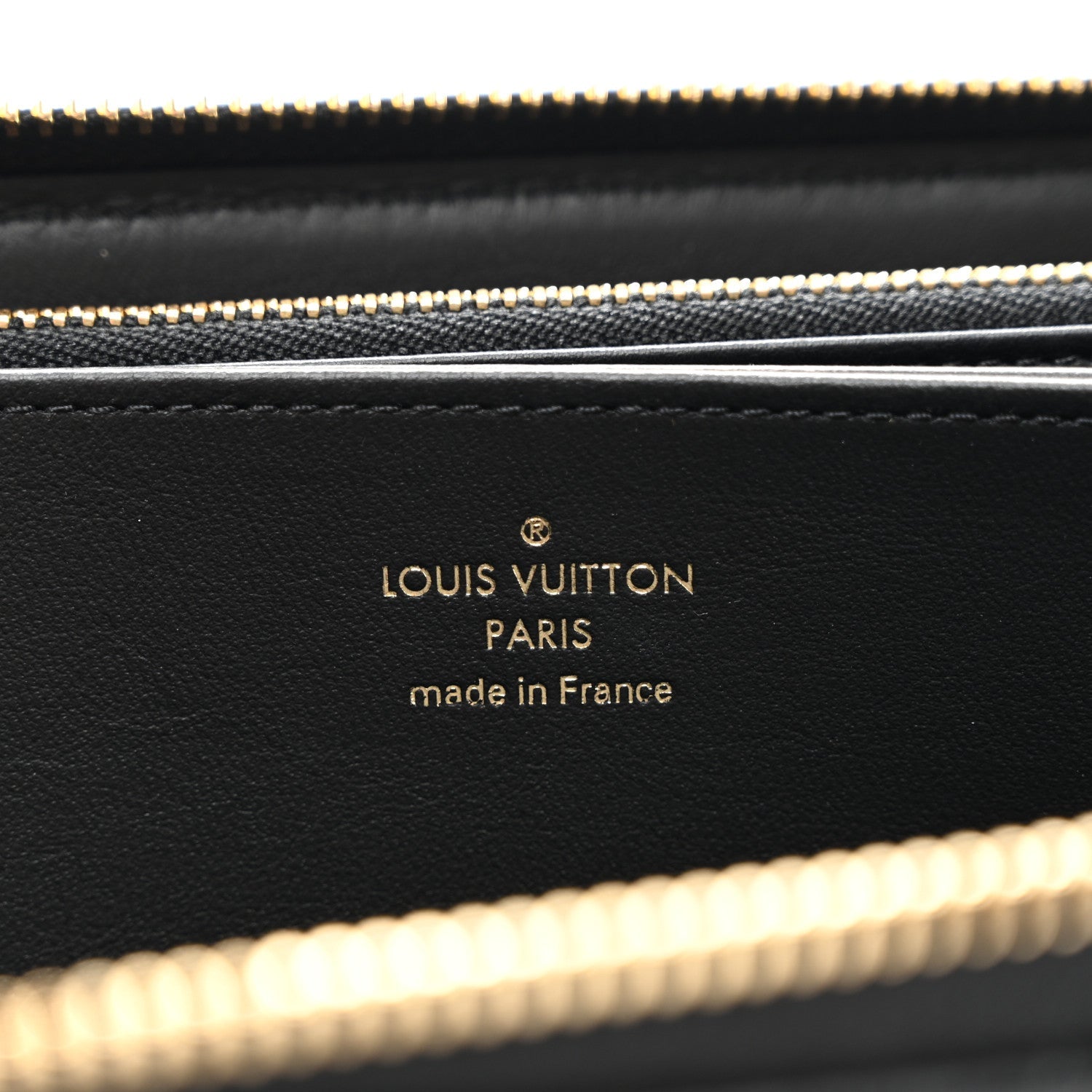LOUIS VUITTON LAMBSKIN EMBOSSED MONOGRAM COUSSIN ZIPPY WALLET
