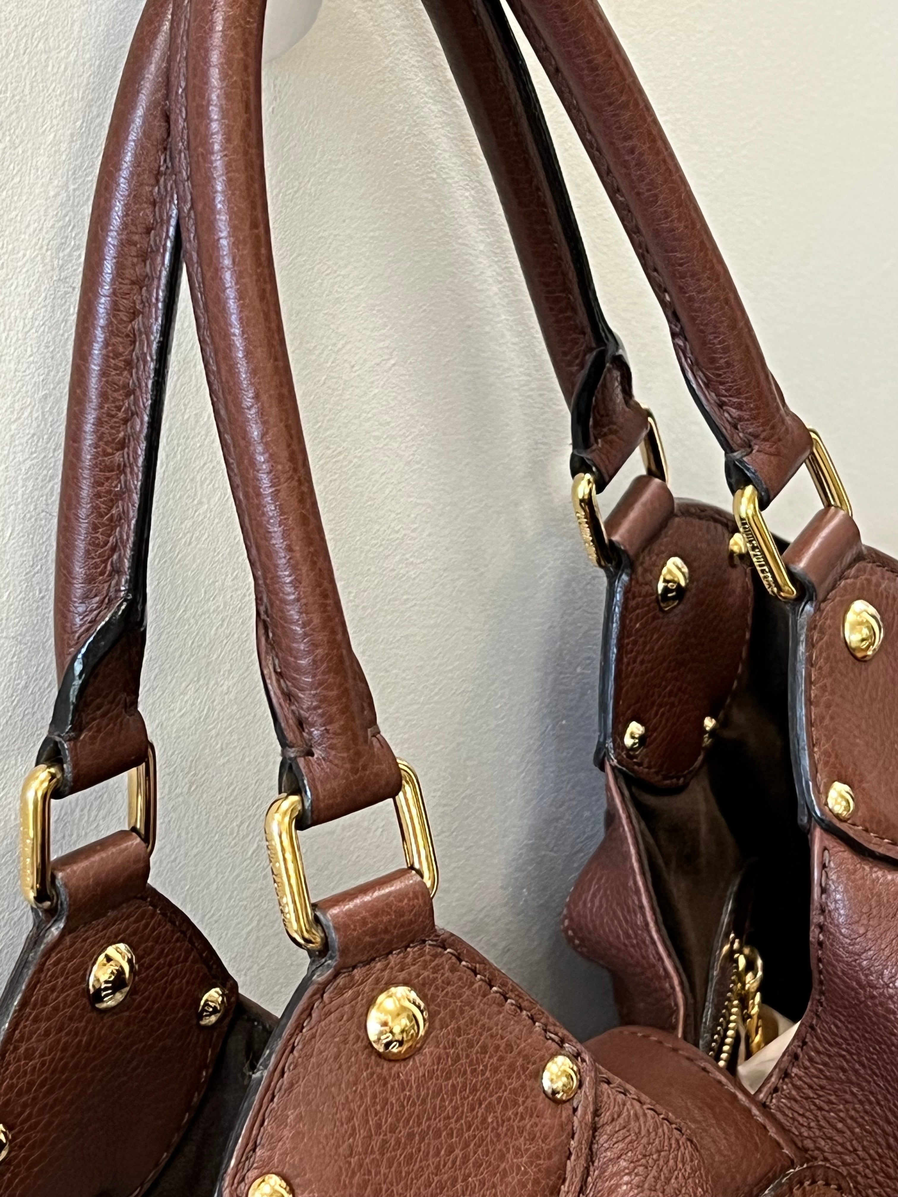 LOUIS VUITTON LEATHER MAHINA HOBO BAG