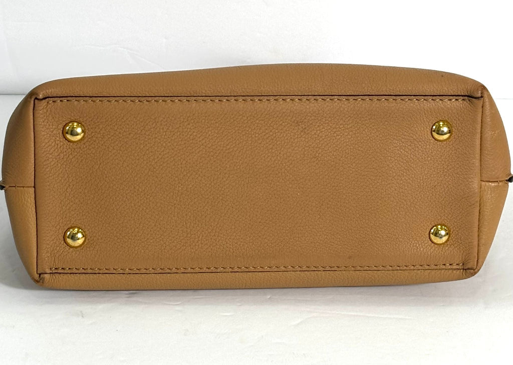 LOUIS VUITTON LOCKME EVER BB CALFSKIN LEATHER SHOULDER BAG