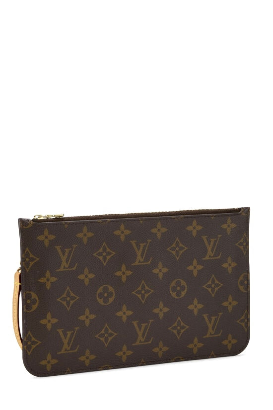 LOUIS VUITTON MONOGRAM NEVERFULL MM POCHETTE WRISTLET