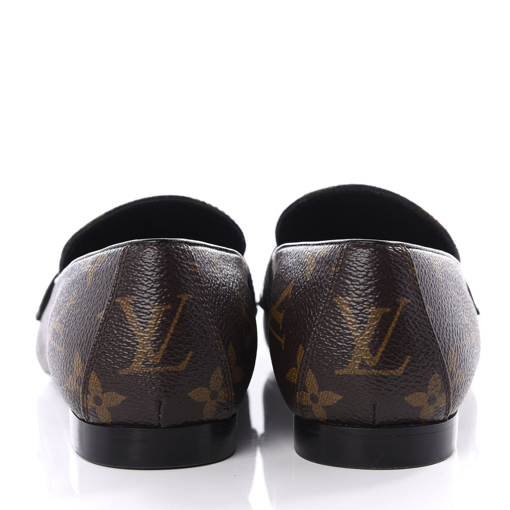 LOUIS VUITTON MONOGRAM UPPERCASE LOAFERS