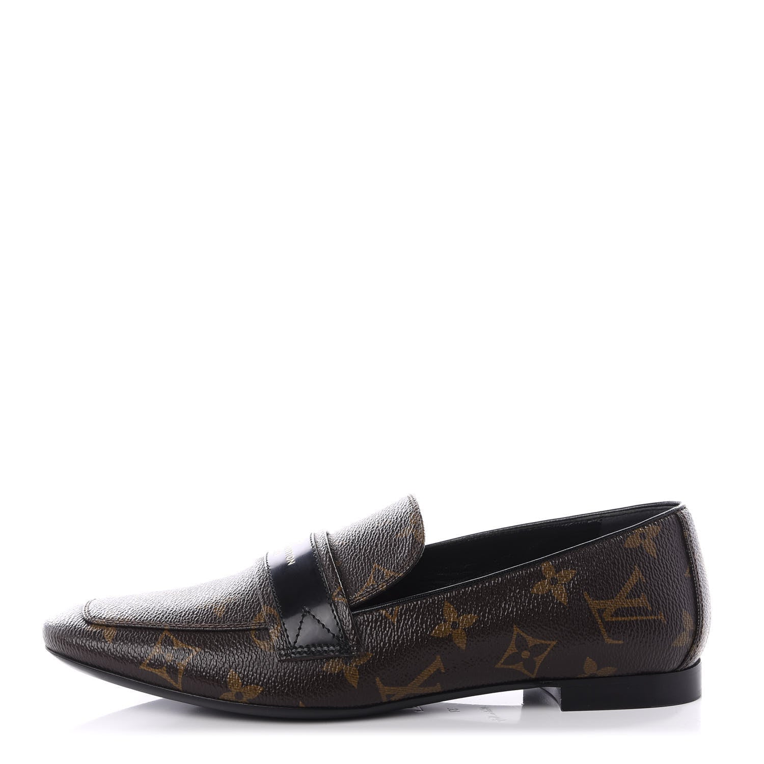 LOUIS VUITTON MONOGRAM UPPERCASE LOAFERS