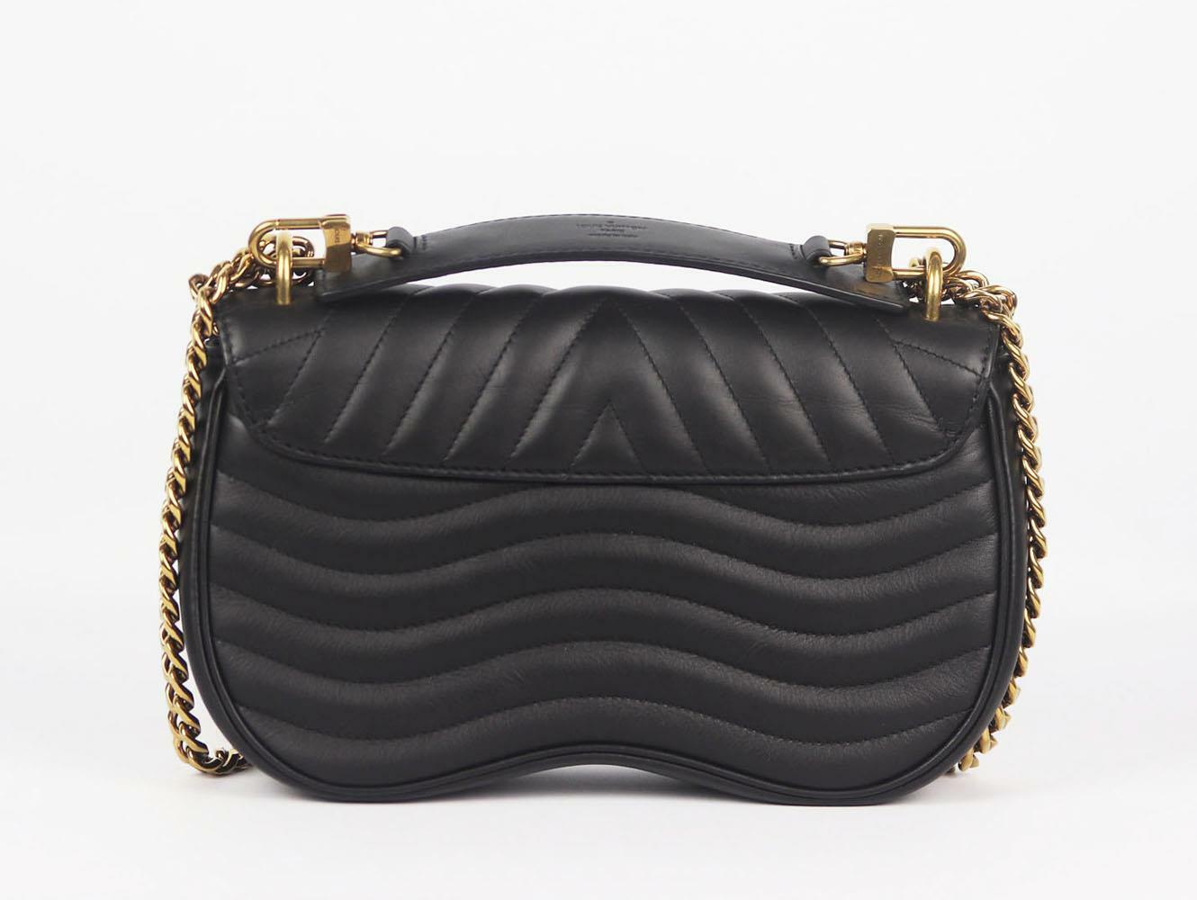 LOUIS VUITTON NEW WAVE QUILTED LEATHER PATCHES LIMITED EDITION MM BAG