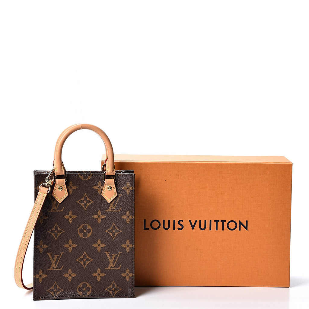 LOUIS VUITTON MONOGRAM PETIT SAC PLAT BAG