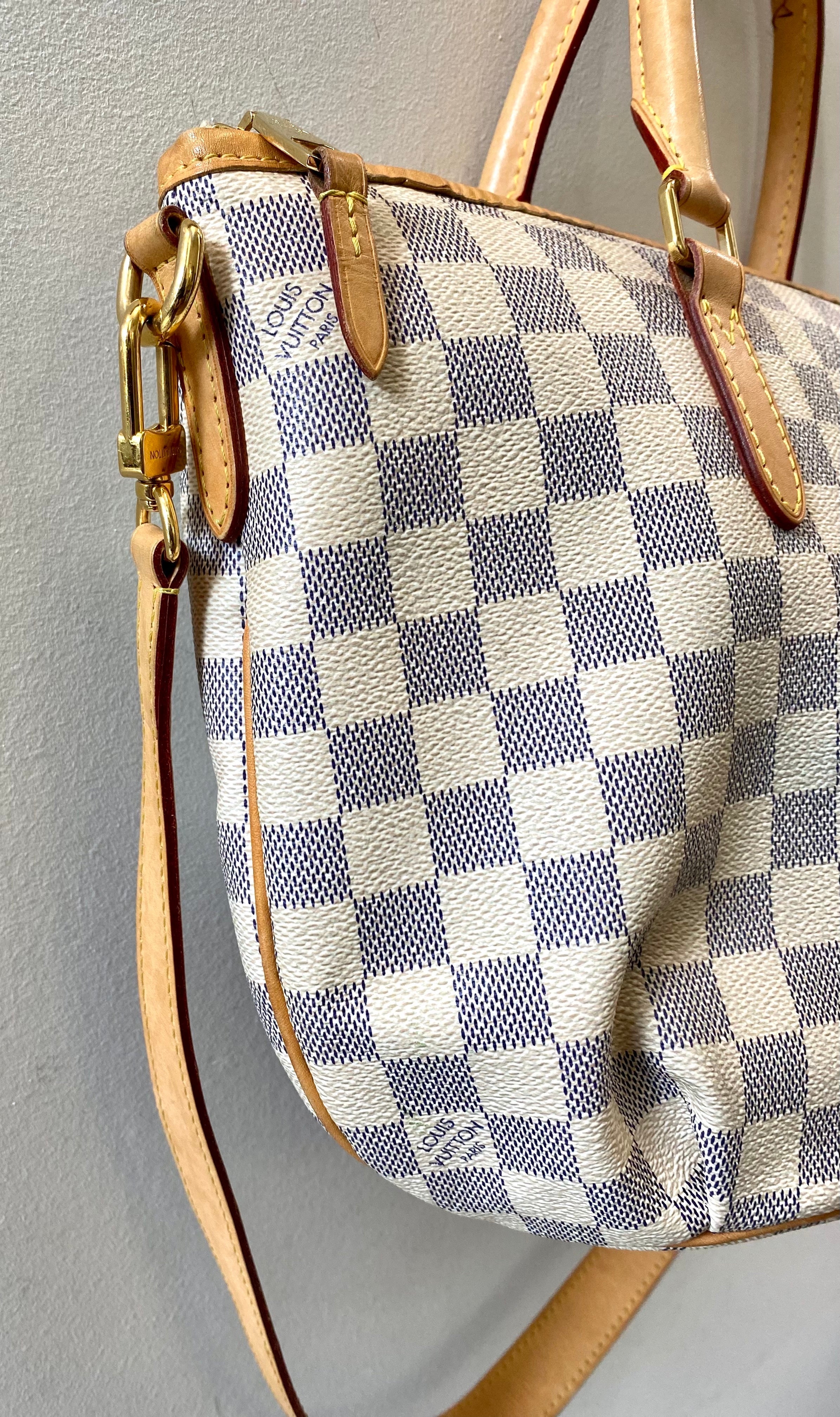 LOUIS VUITTON DAMIER AZUR RIVIERA PM SHOULDER BAG