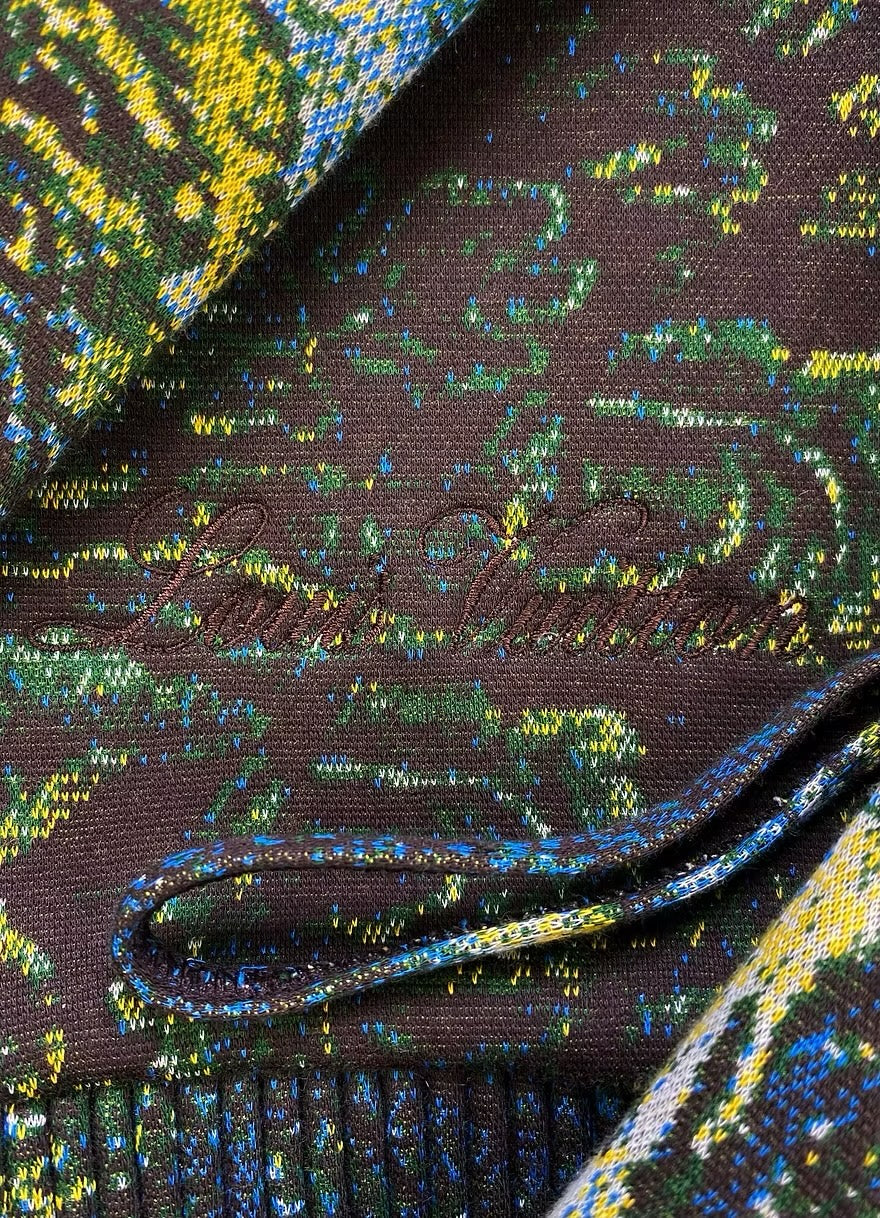LOUIS VUITTON VIRGIL ABLOH TAPESTRY JACQUARD 3D HOODIE