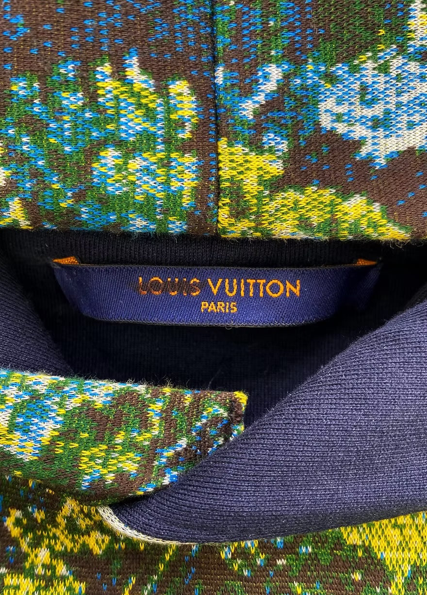 LOUIS VUITTON VIRGIL ABLOH TAPESTRY JACQUARD 3D HOODIE