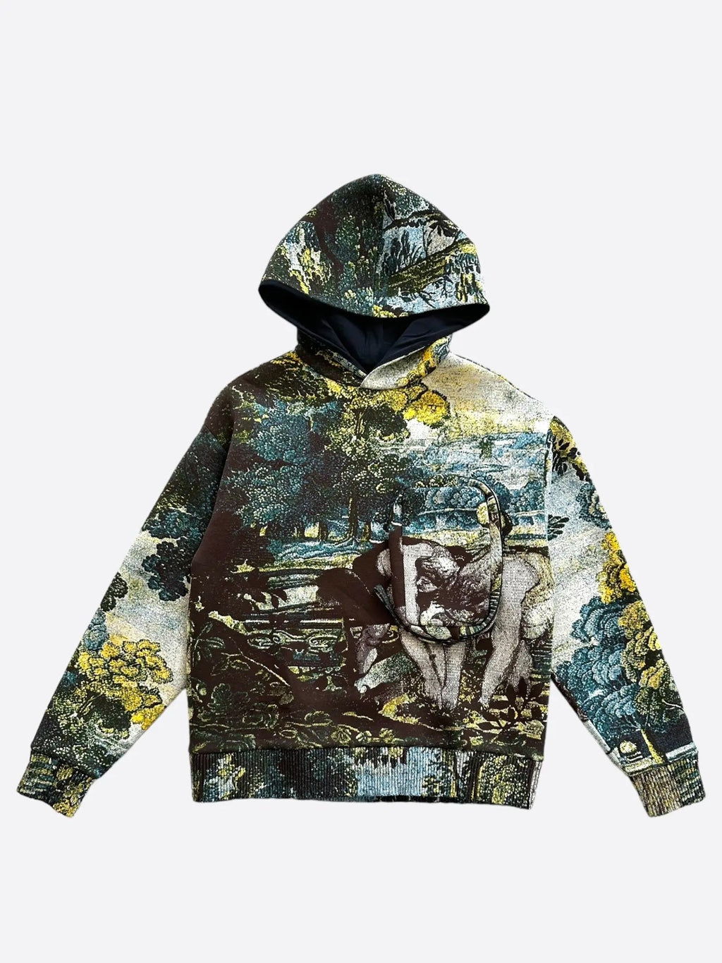 LOUIS VUITTON VIRGIL ABLOH TAPESTRY JACQUARD 3D HOODIE