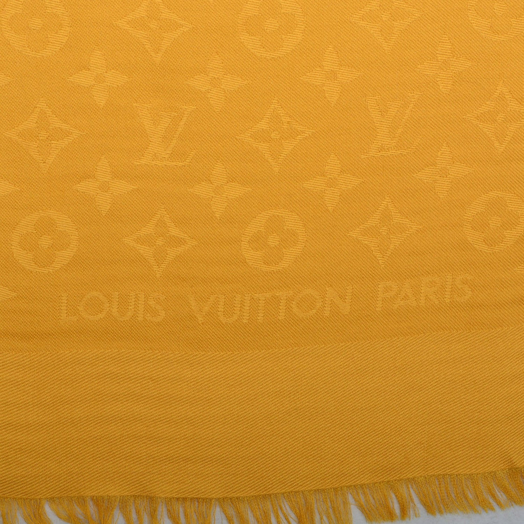 LOUIS VUITTON LV MONOGRAM SILK SHAWL SCARF
