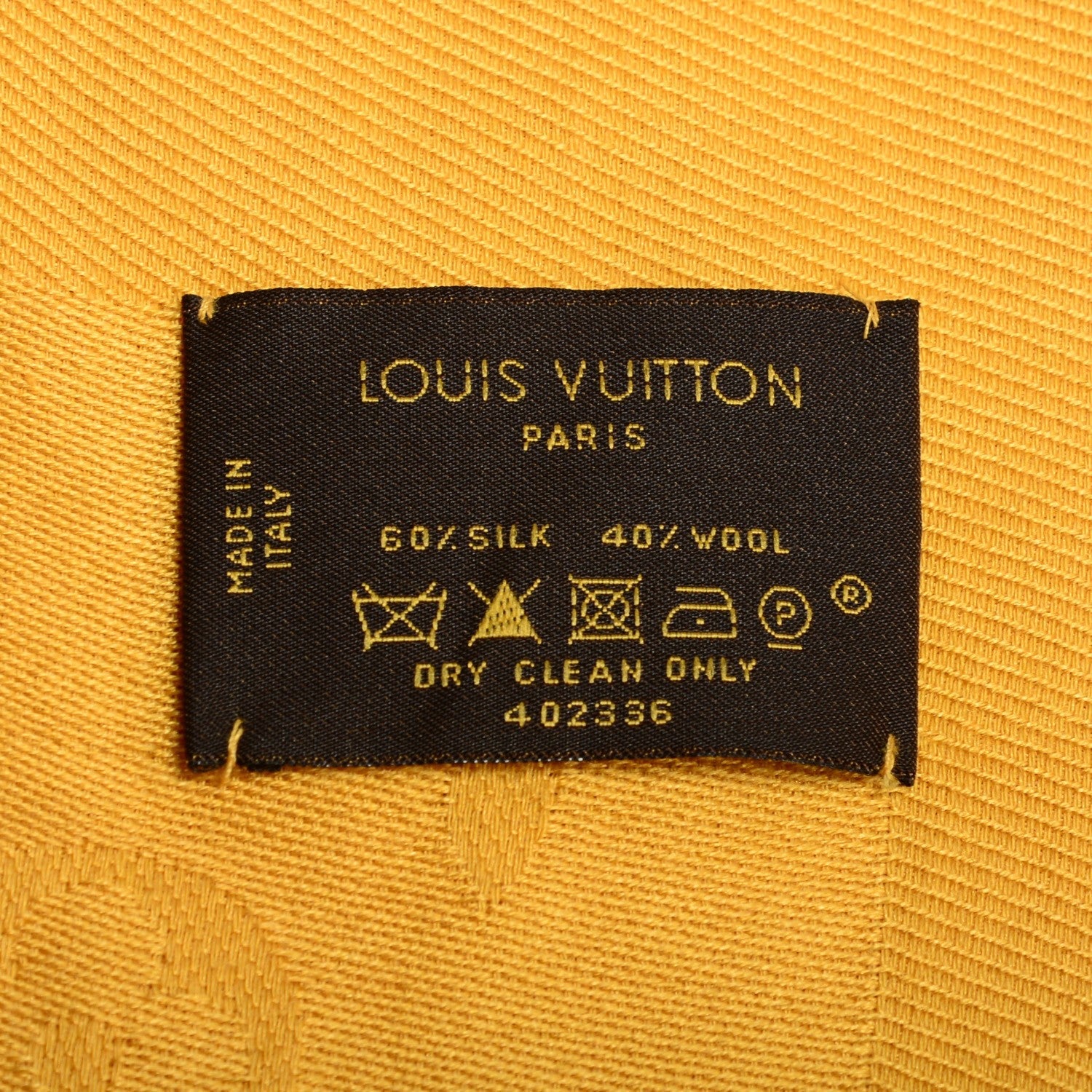 LOUIS VUITTON LV MONOGRAM SILK SHAWL SCARF