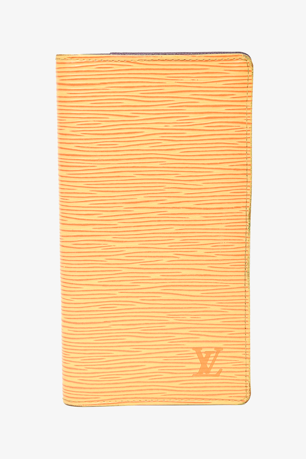 Louis Vuitton 2001 Yellow Epi Leather Bifold Wallet