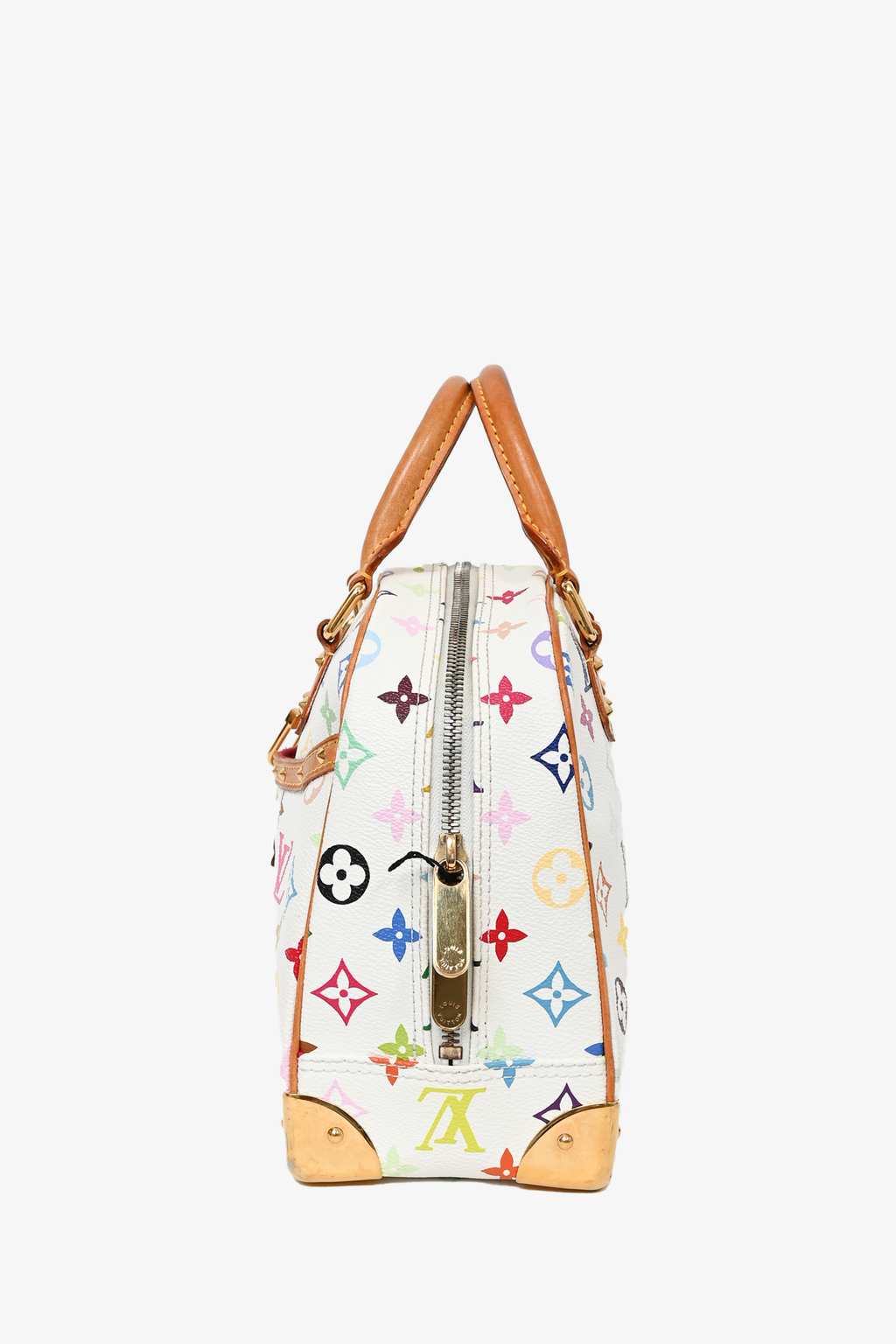 Louis Vuitton 2004 White Monogram Trouville Bag