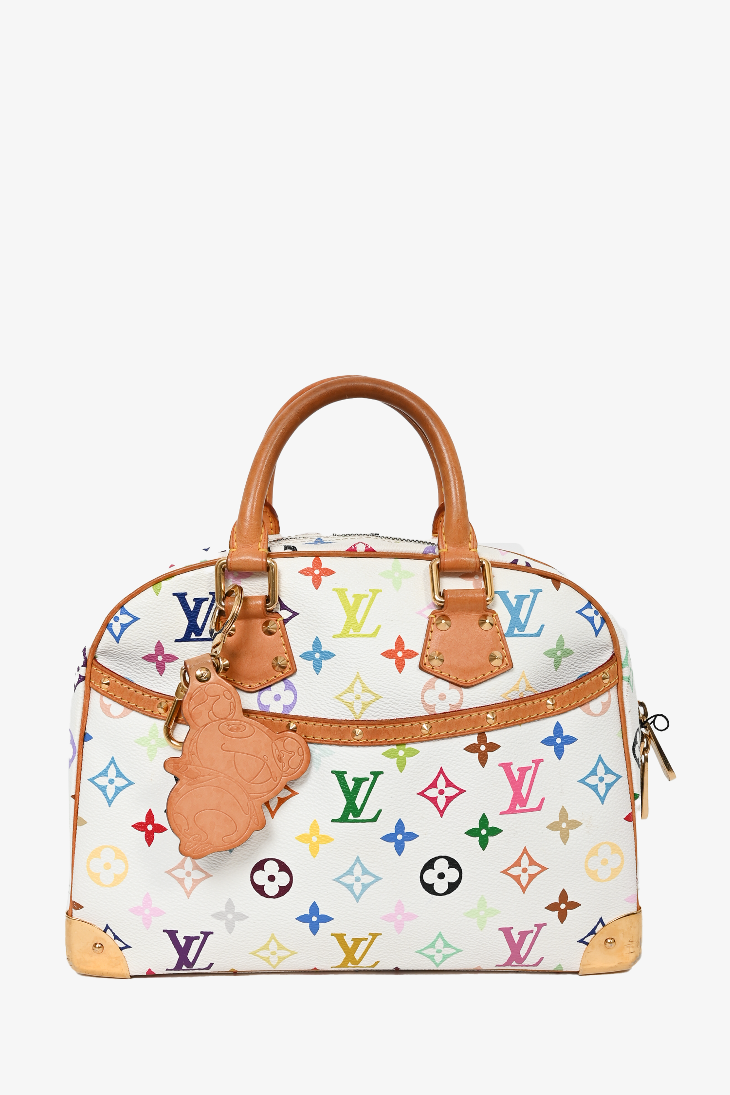 Louis Vuitton 2004 White Monogram Trouville Bag