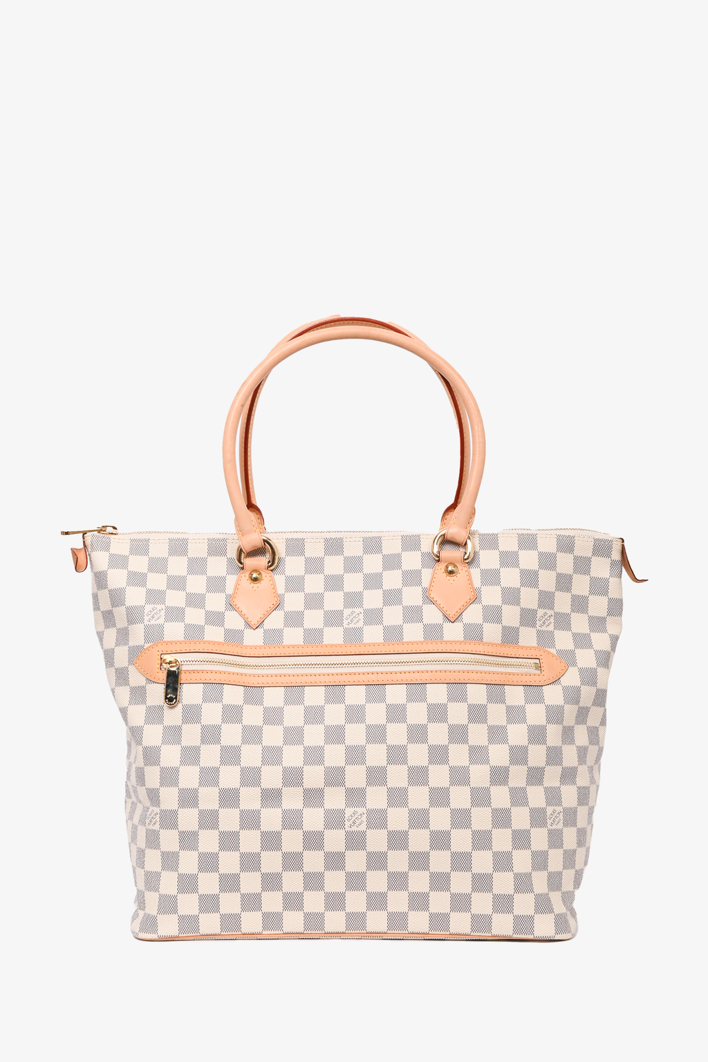 Louis Vuitton 2008 Damier Azur Saleya GM Zip Tote Bag