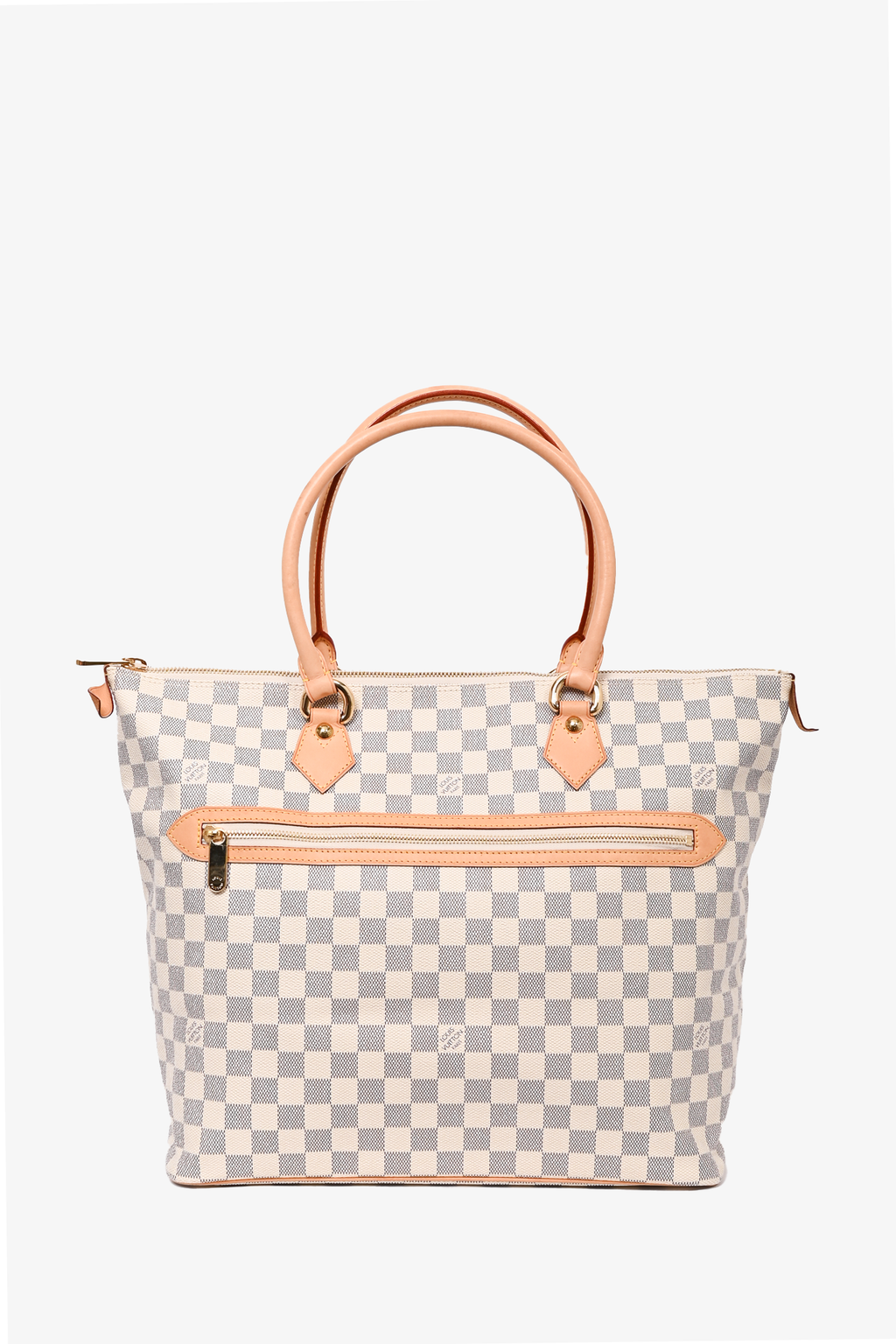 Louis Vuitton 2008 Damier Azur Saleya GM Zip Tote Bag