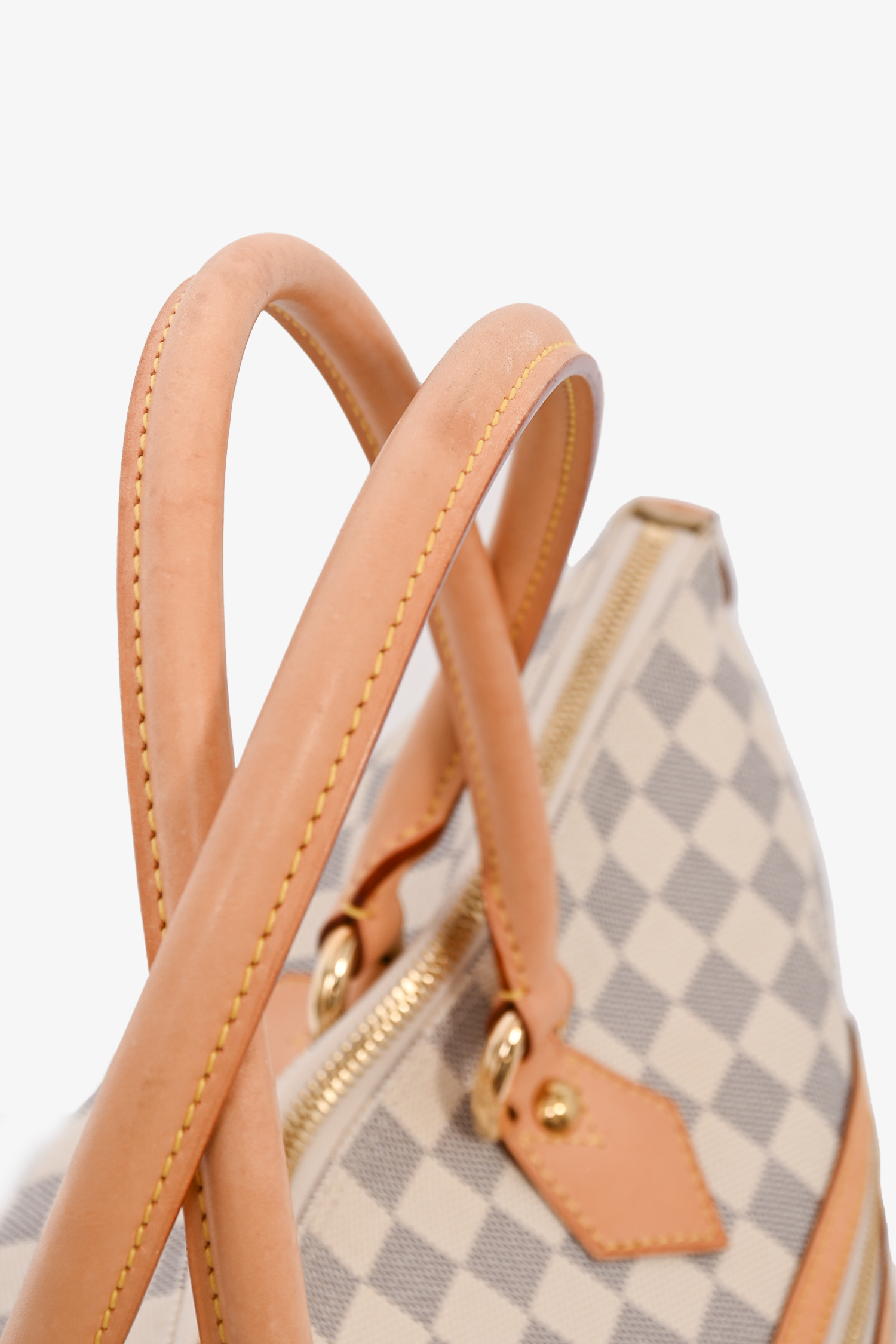 Louis Vuitton 2008 Damier Azur Saleya GM Zip Tote Bag