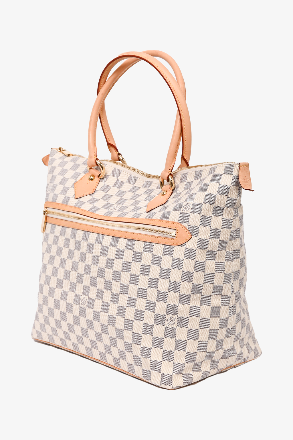 Louis Vuitton 2008 Damier Azur Saleya GM Zip Tote Bag