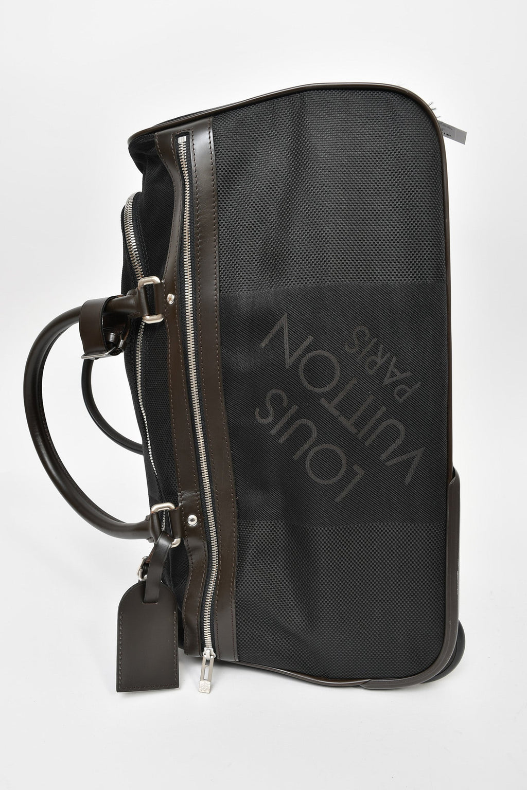 Louis Vuitton 2011 Black Damier Geant Eole 50 Rolling Duffle Bag