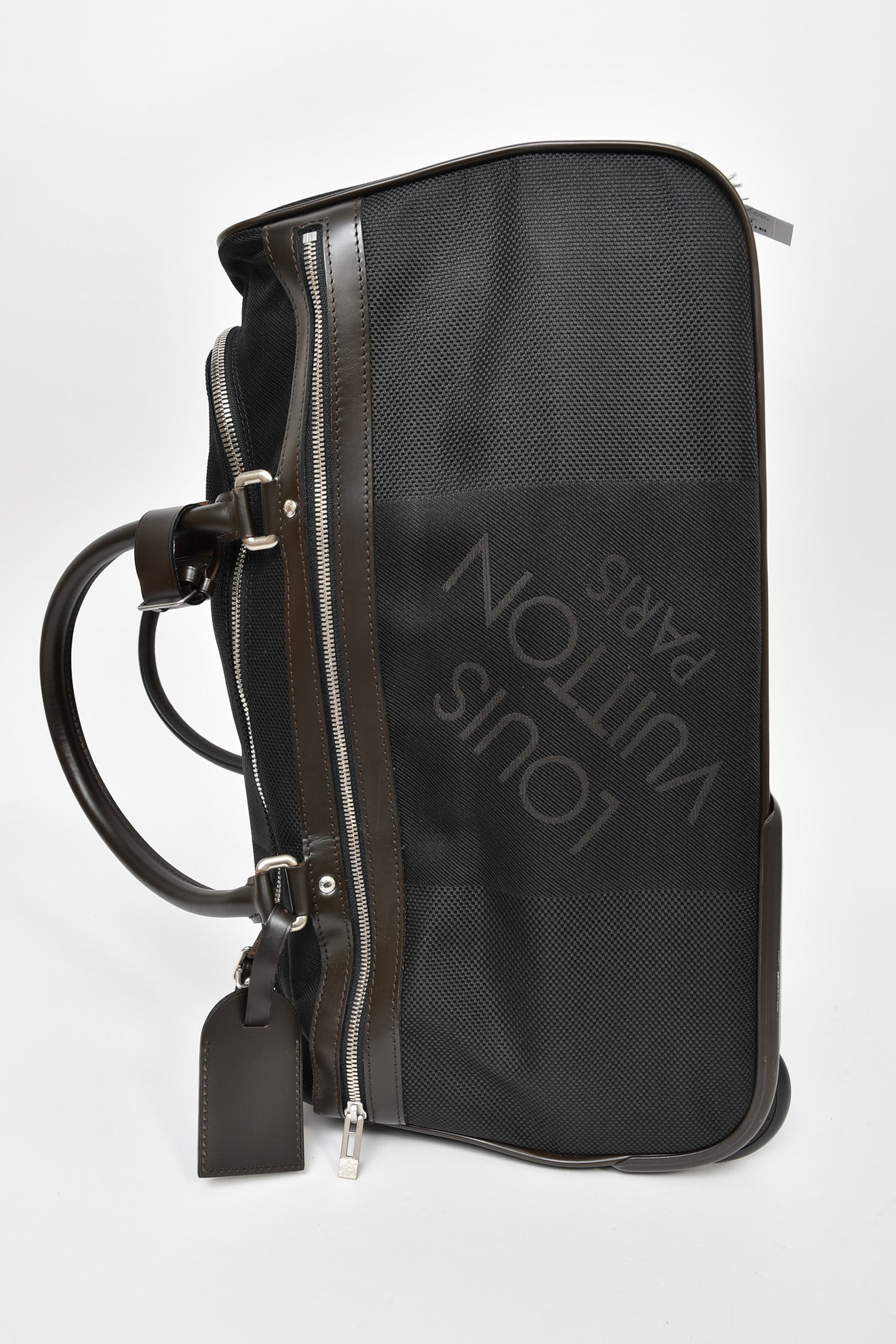 Louis Vuitton 2011 Black Damier Geant Eole 50 Rolling Duffle Bag