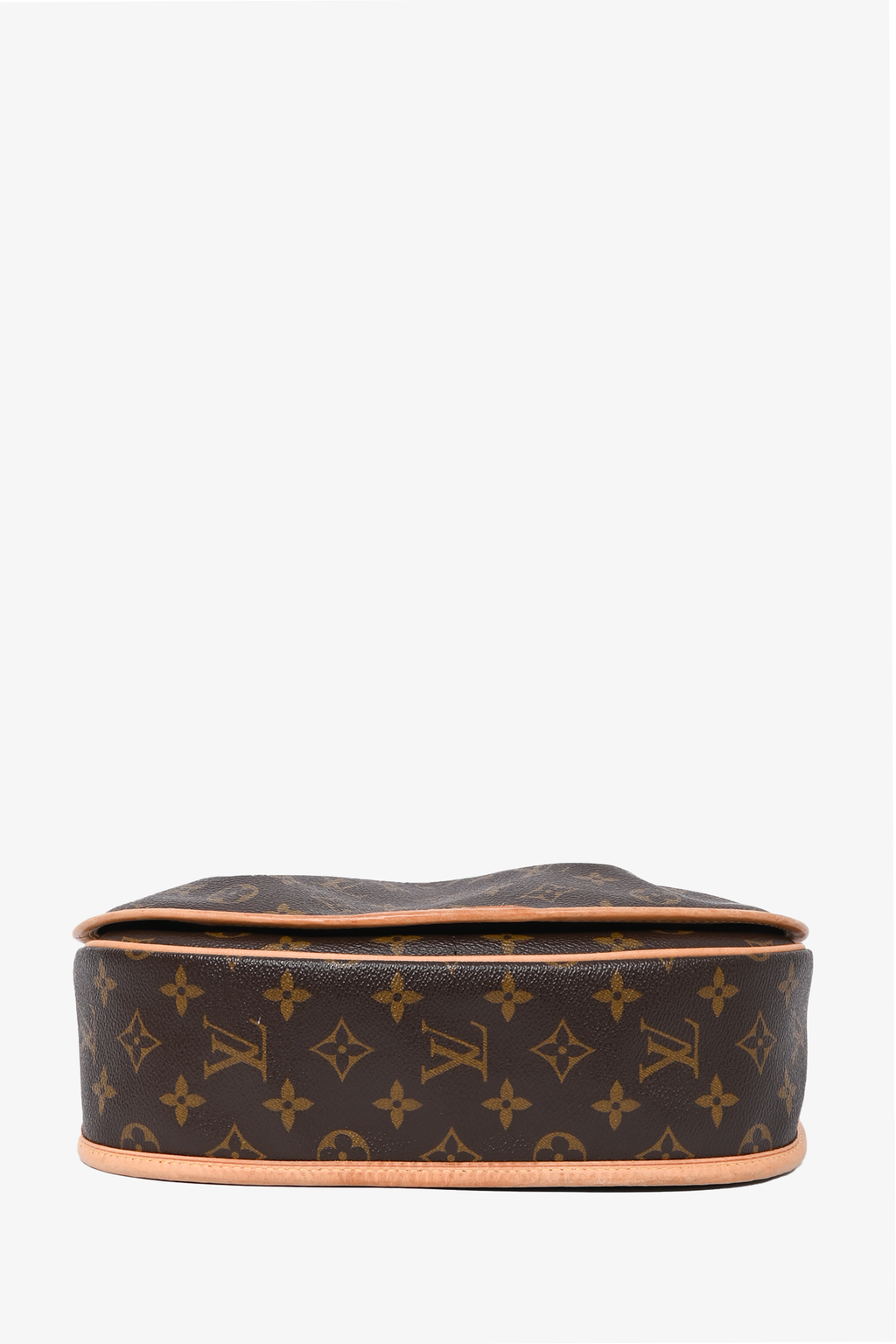 Louis Vuitton 2011 Monogram Leather Trimmed Menilmontant PM Crossbody Bag