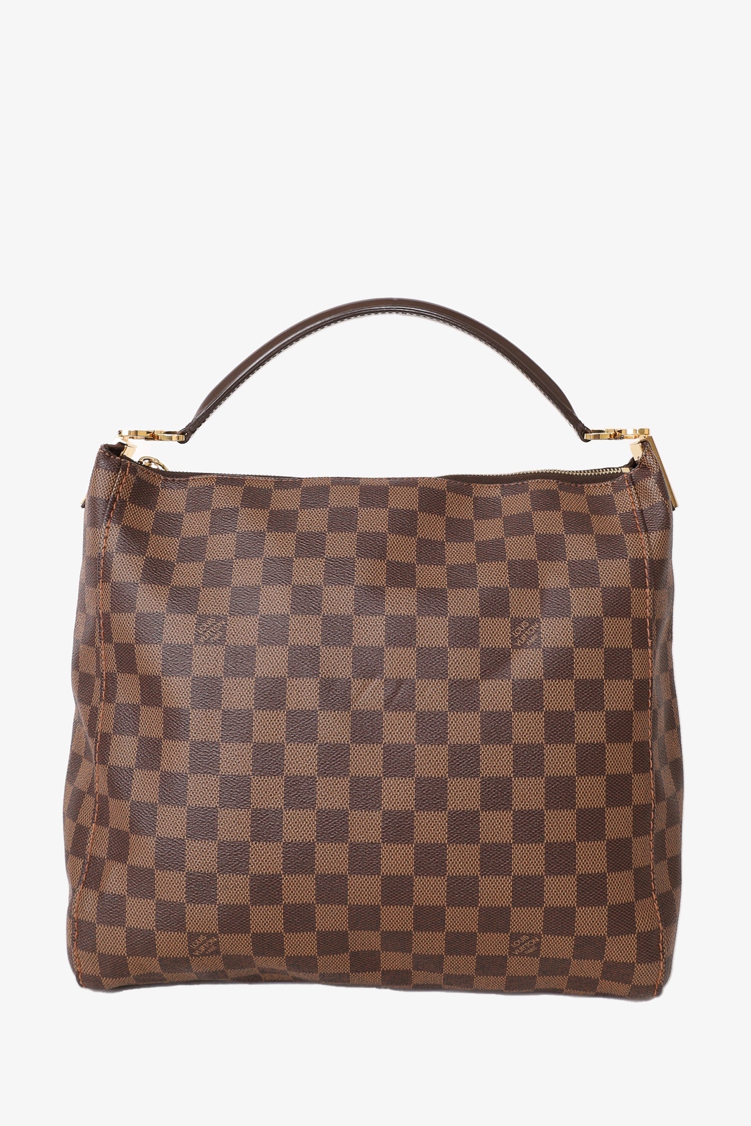 Louis Vuitton 2012 Damier Ebene Portobello GM Shoulder Bag
