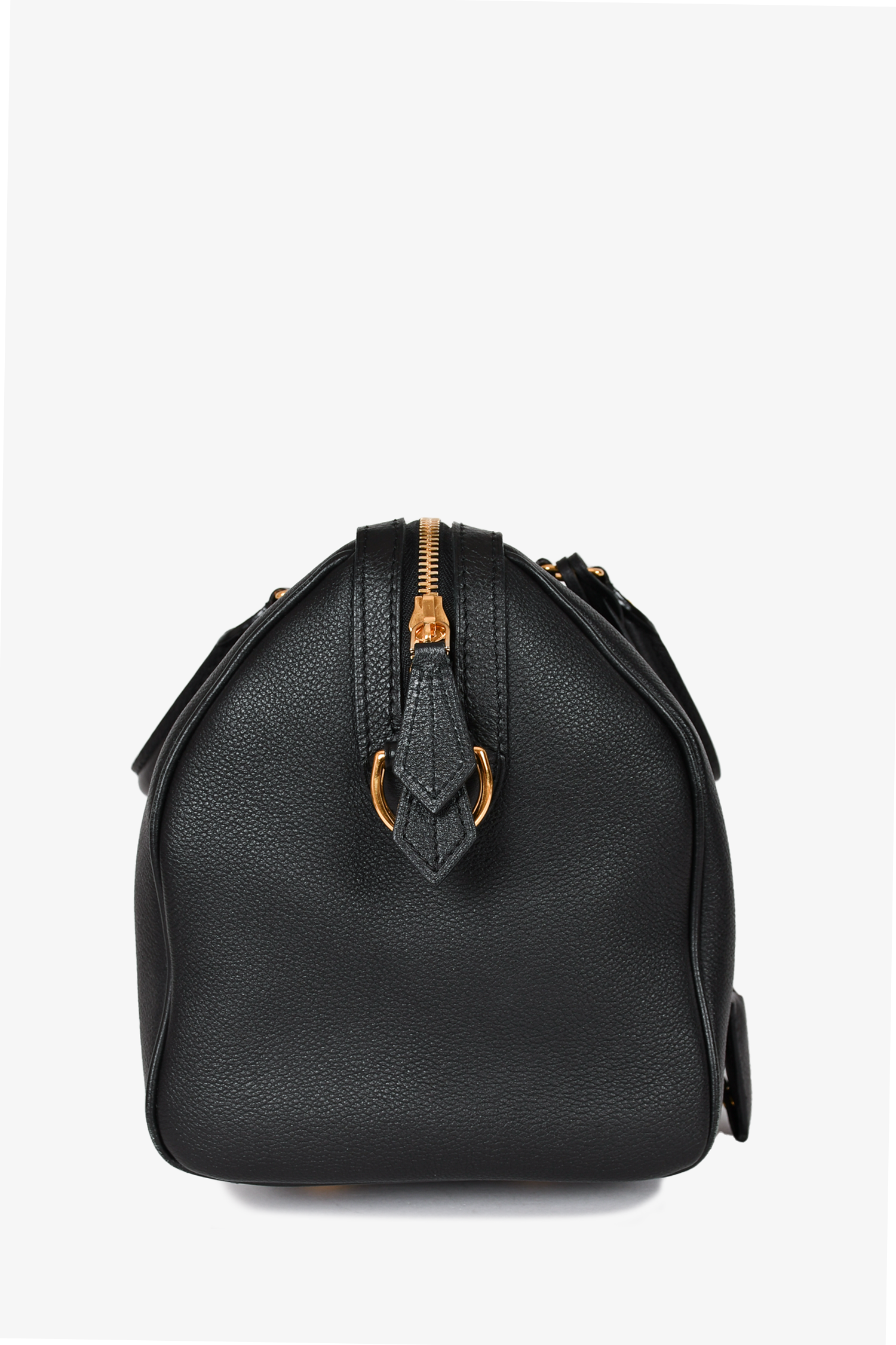 Louis Vuitton 2013 Black Leather 'Veau Cachemire SC' PM Top Handle with Strap