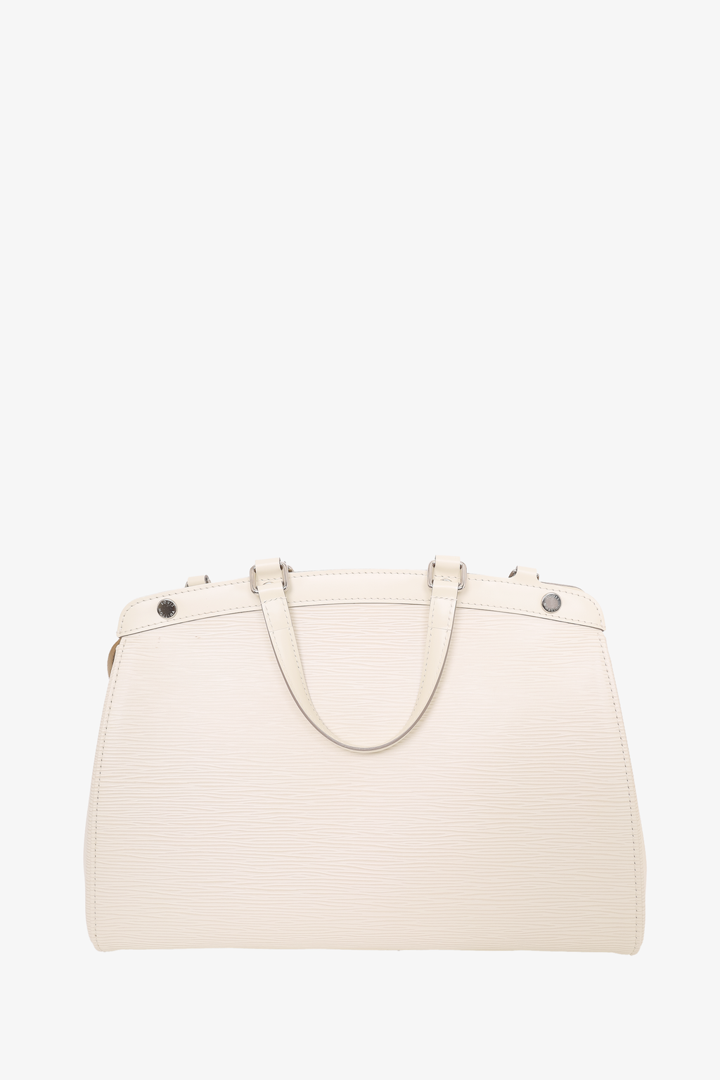 Louis Vuitton 2013 White Epi Brea MM Top Handle With Strap