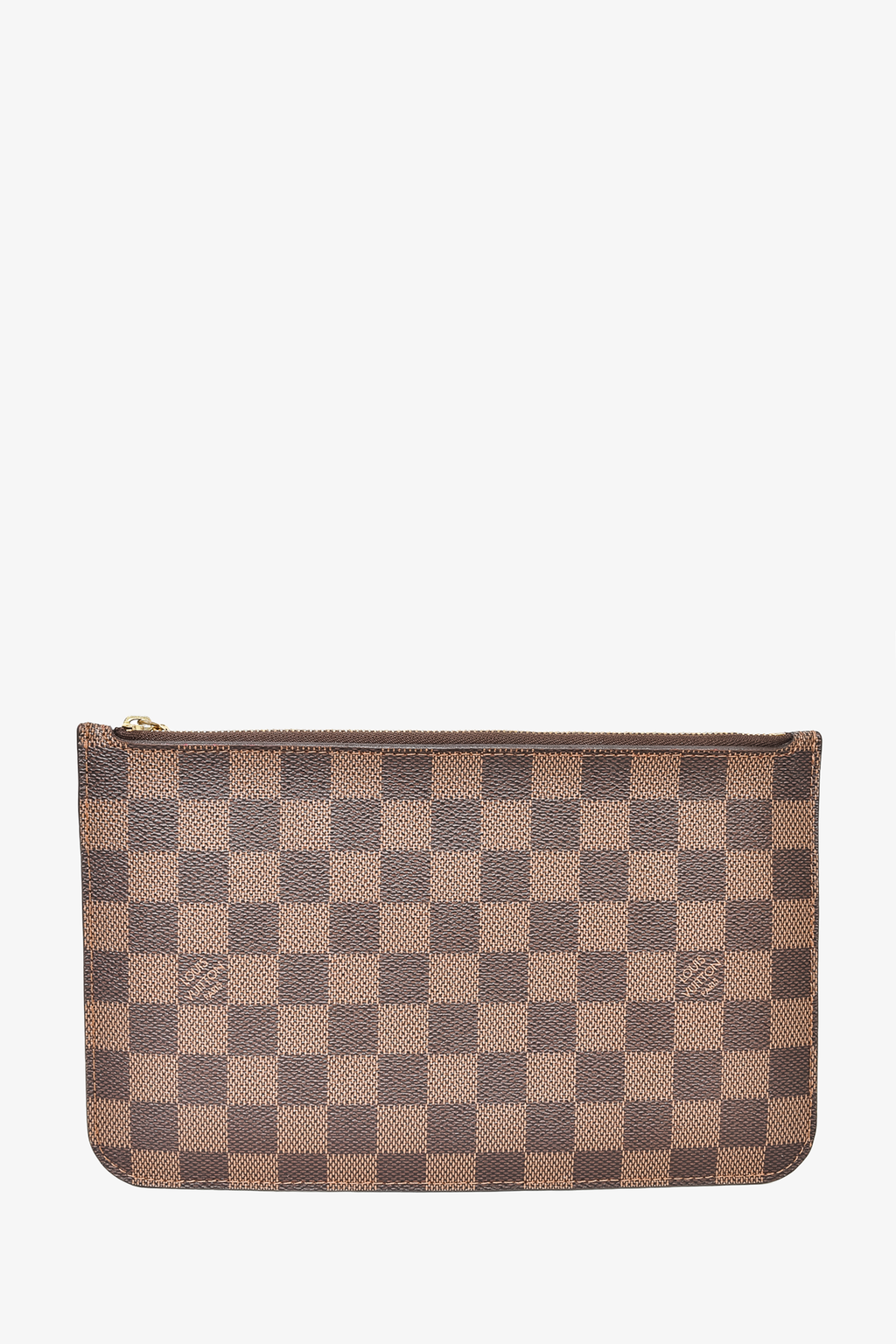 Louis Vuitton 2014 Damier Ebene Neverfull Pouch GM