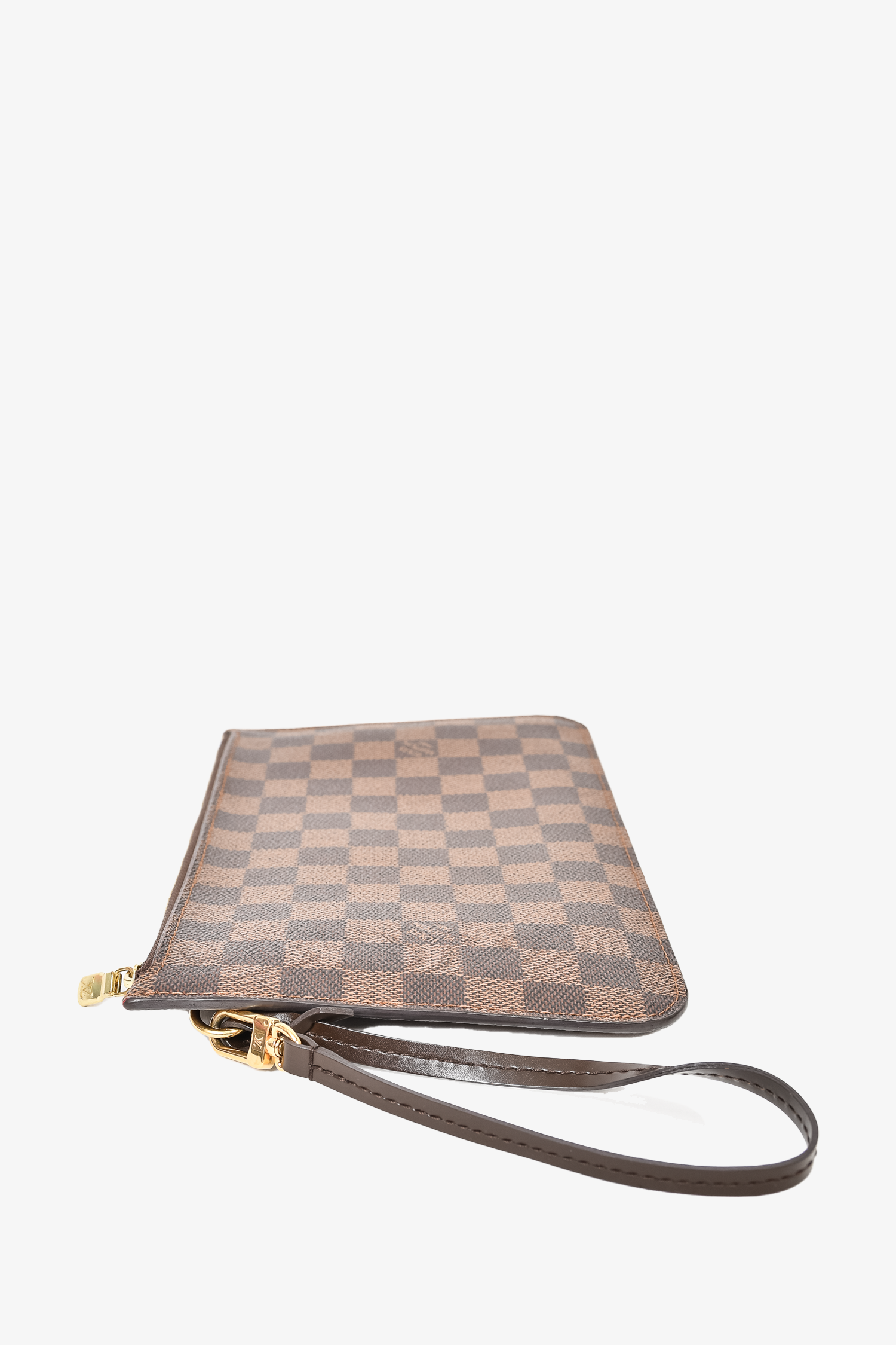 Louis Vuitton 2014 Damier Ebene Neverfull Pouch GM