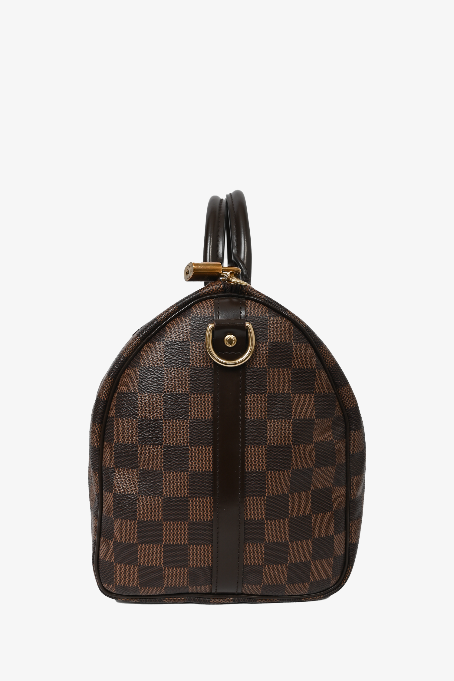 Louis Vuitton 2014 Damier Ebene Speedy Bandouliere 30 with Strap