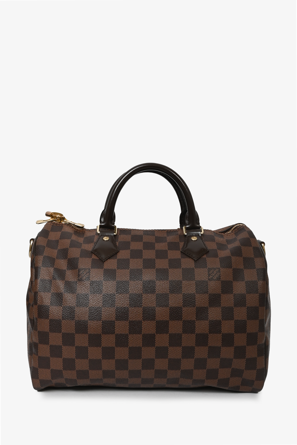Louis Vuitton 2014 Damier Ebene Speedy Bandouliere 30 with Strap