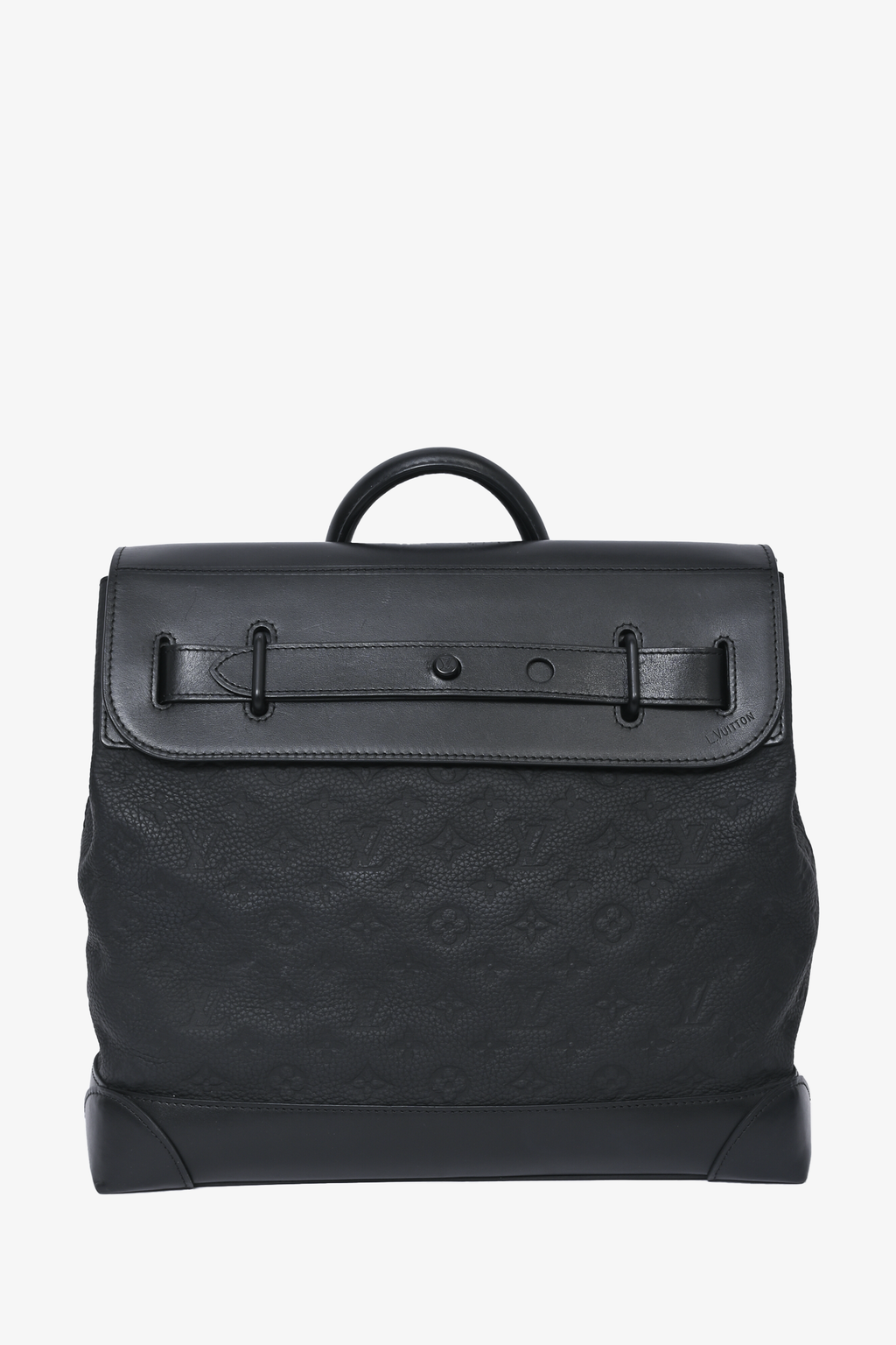 Louis Vuitton 2019 Black Empreinte Monogram Eclipse Steamer Messenger Bag