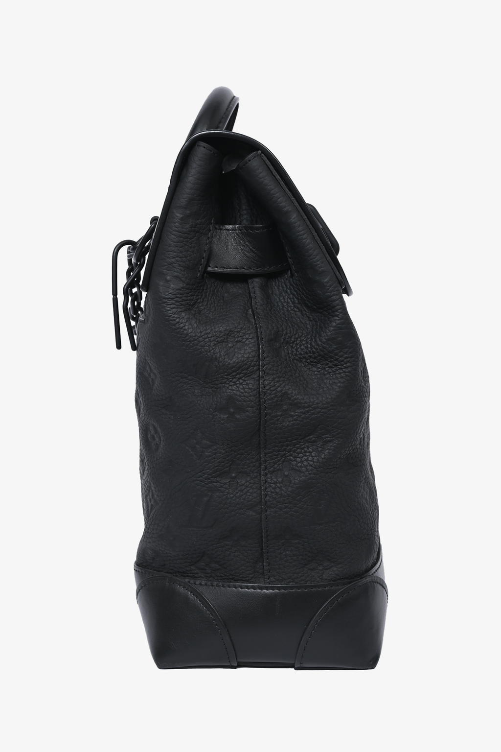 Louis Vuitton 2019 Black Empreinte Monogram Eclipse Steamer Messenger Bag
