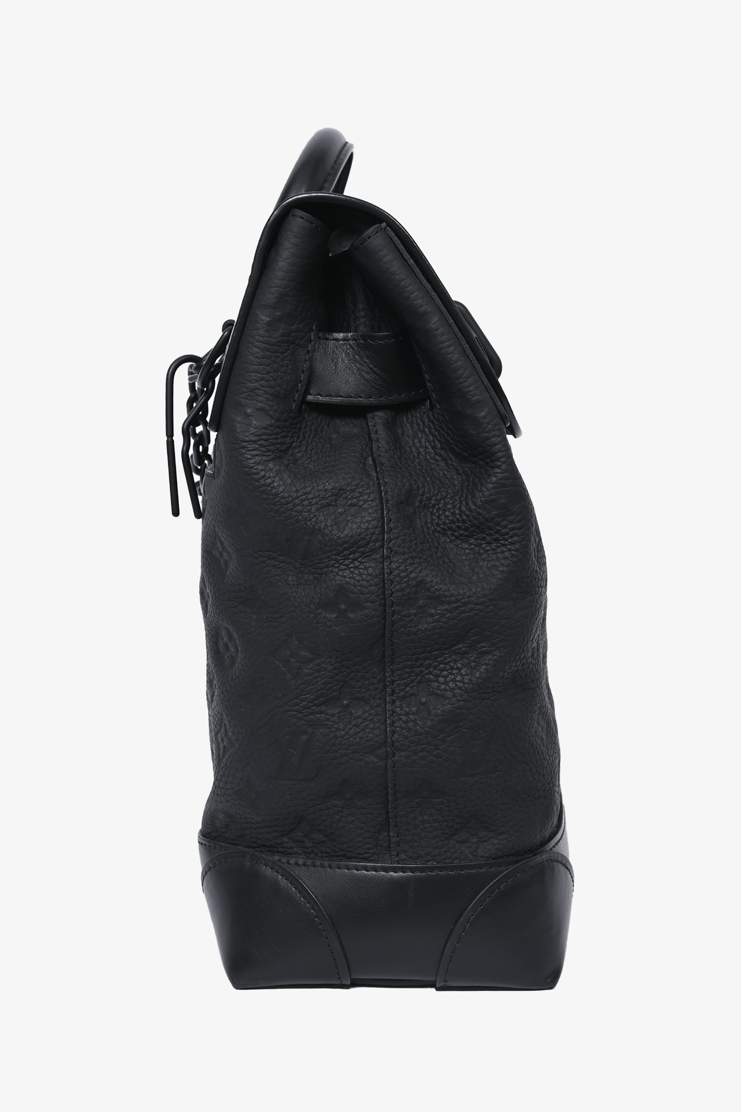 Louis Vuitton 2019 Black Empreinte Monogram Eclipse Steamer Messenger Bag
