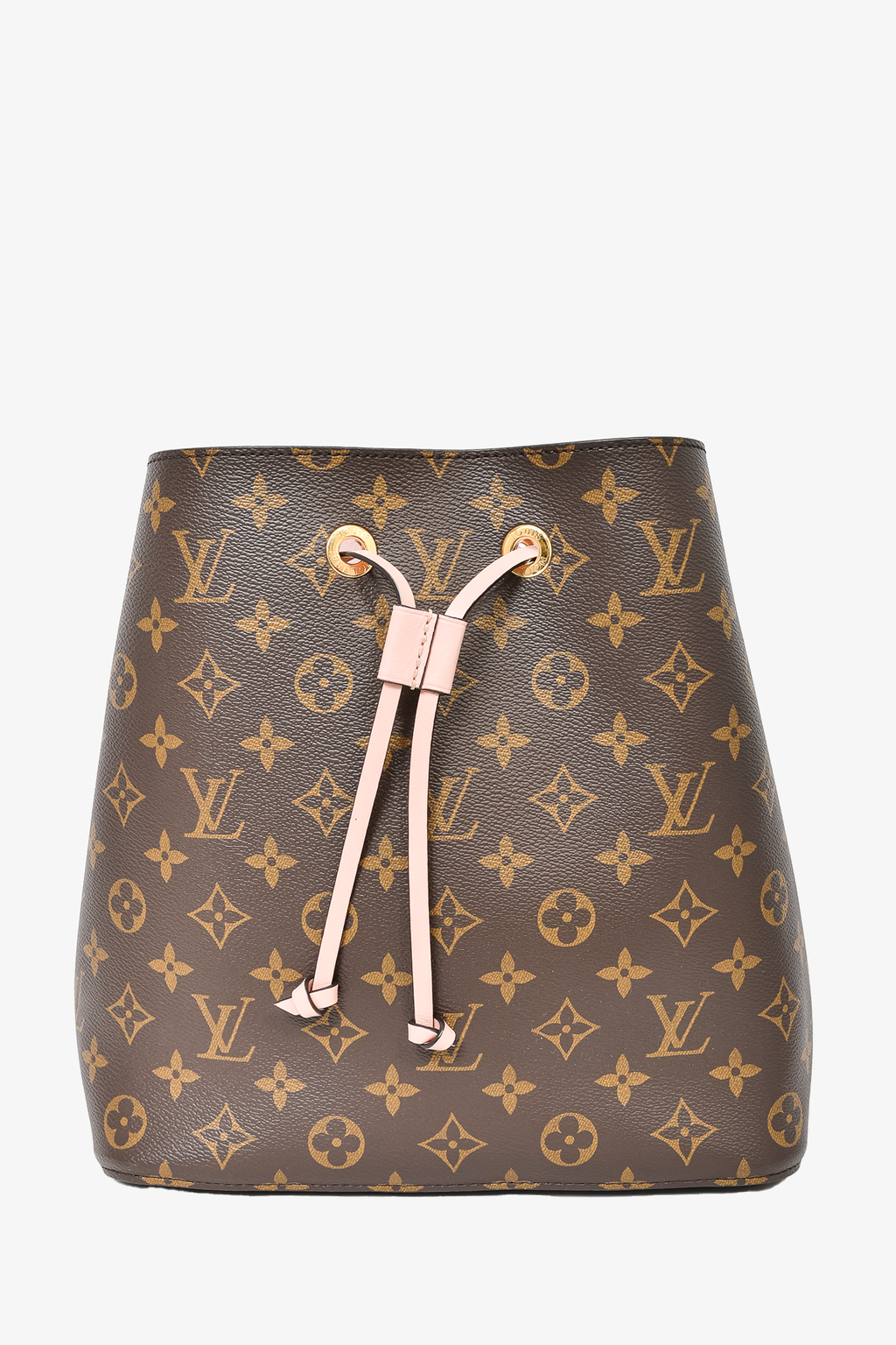 Louis Vuitton 2019 Monogram/Pink Neo Noe Bucket Shoulder Bag