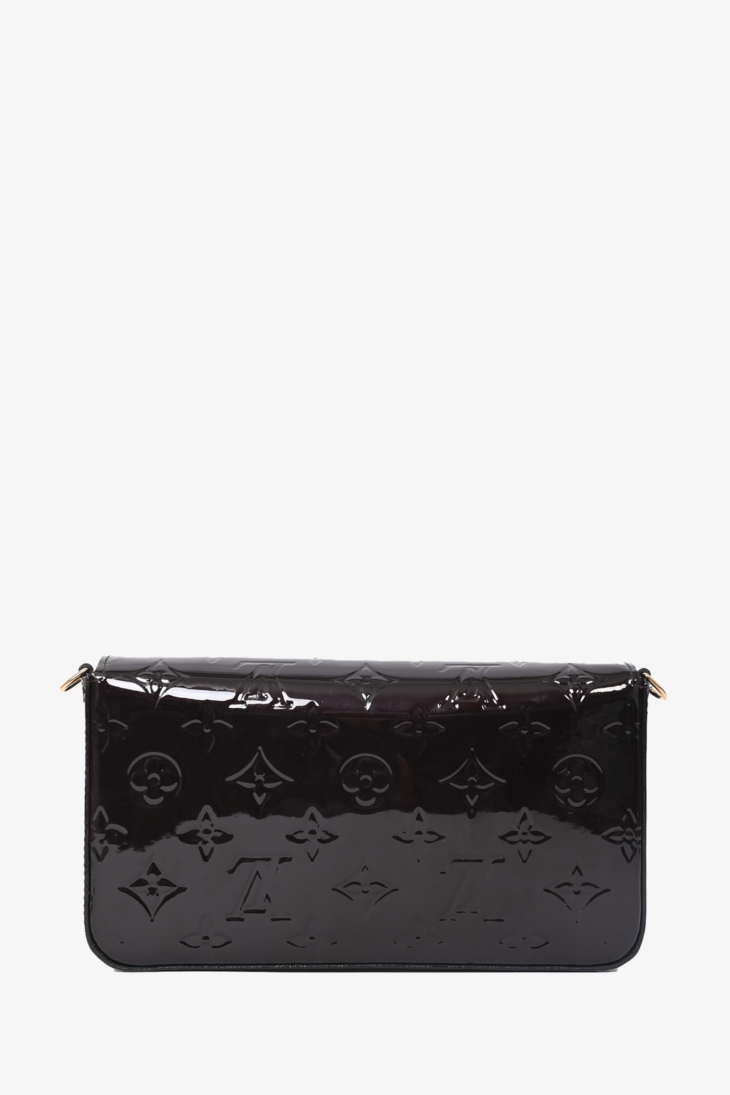 Louis Vuitton 2020 Amarante Vernis Felicie Pochette with Pouches