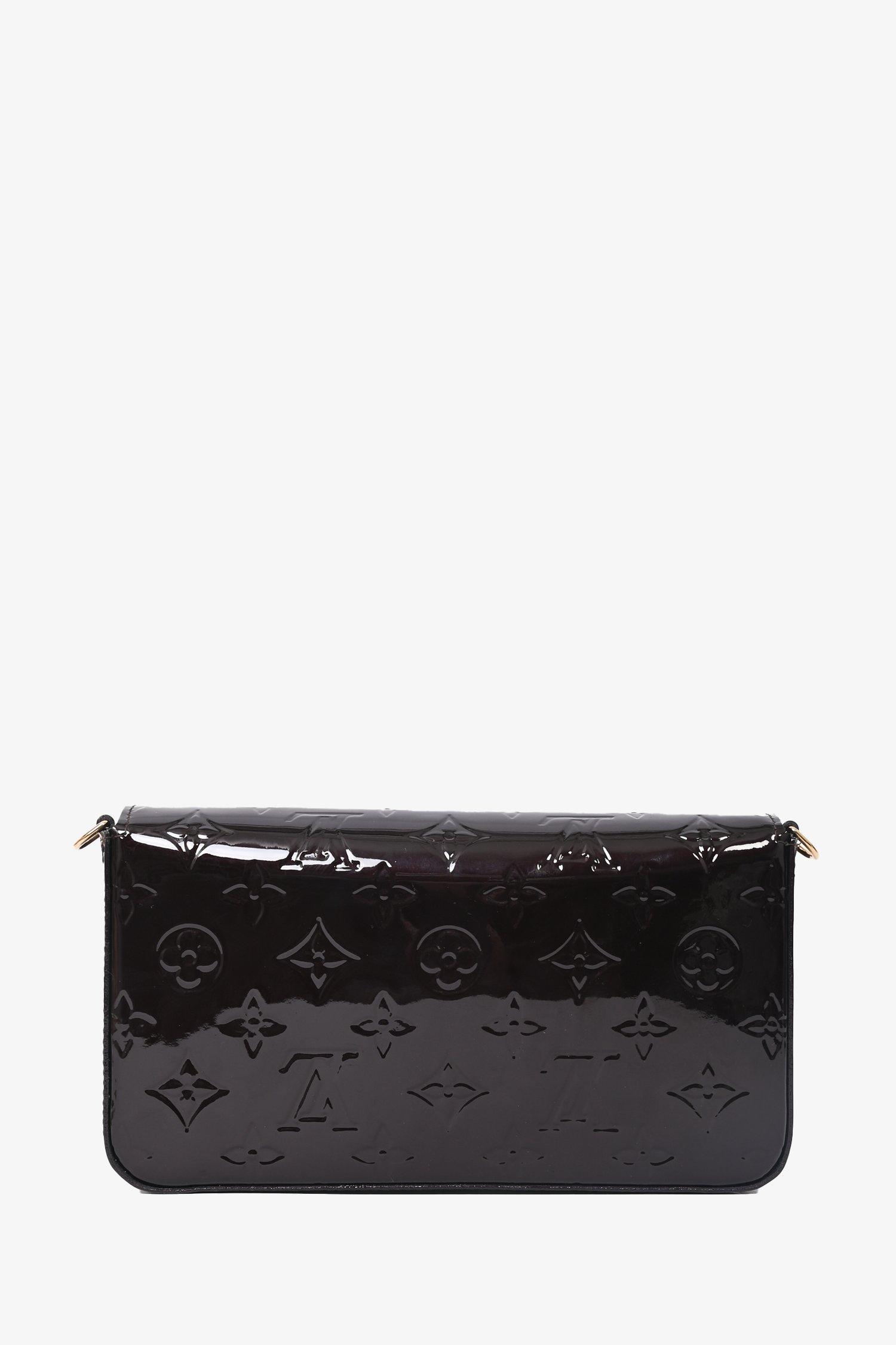 Louis Vuitton 2020 Amarante Vernis Felicie Pochette with Pouches
