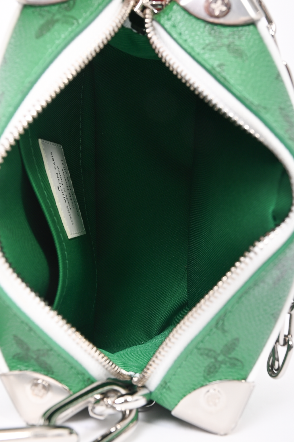 Louis Vuitton 2021 Green Monogram 'Everyday Mini Soft Trunk' Chain Bag