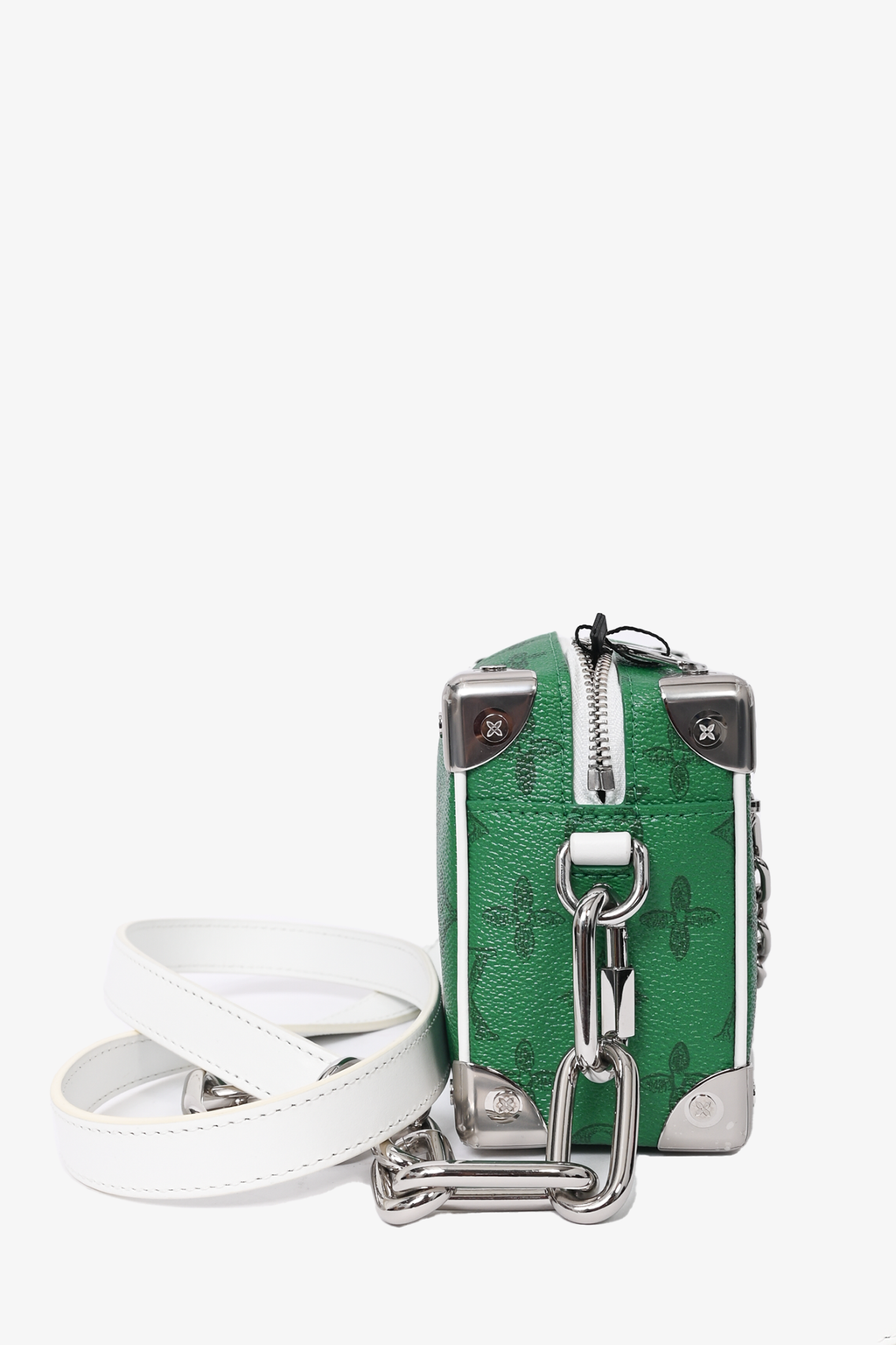 Louis Vuitton 2021 Green Monogram 'Everyday Mini Soft Trunk' Chain Bag