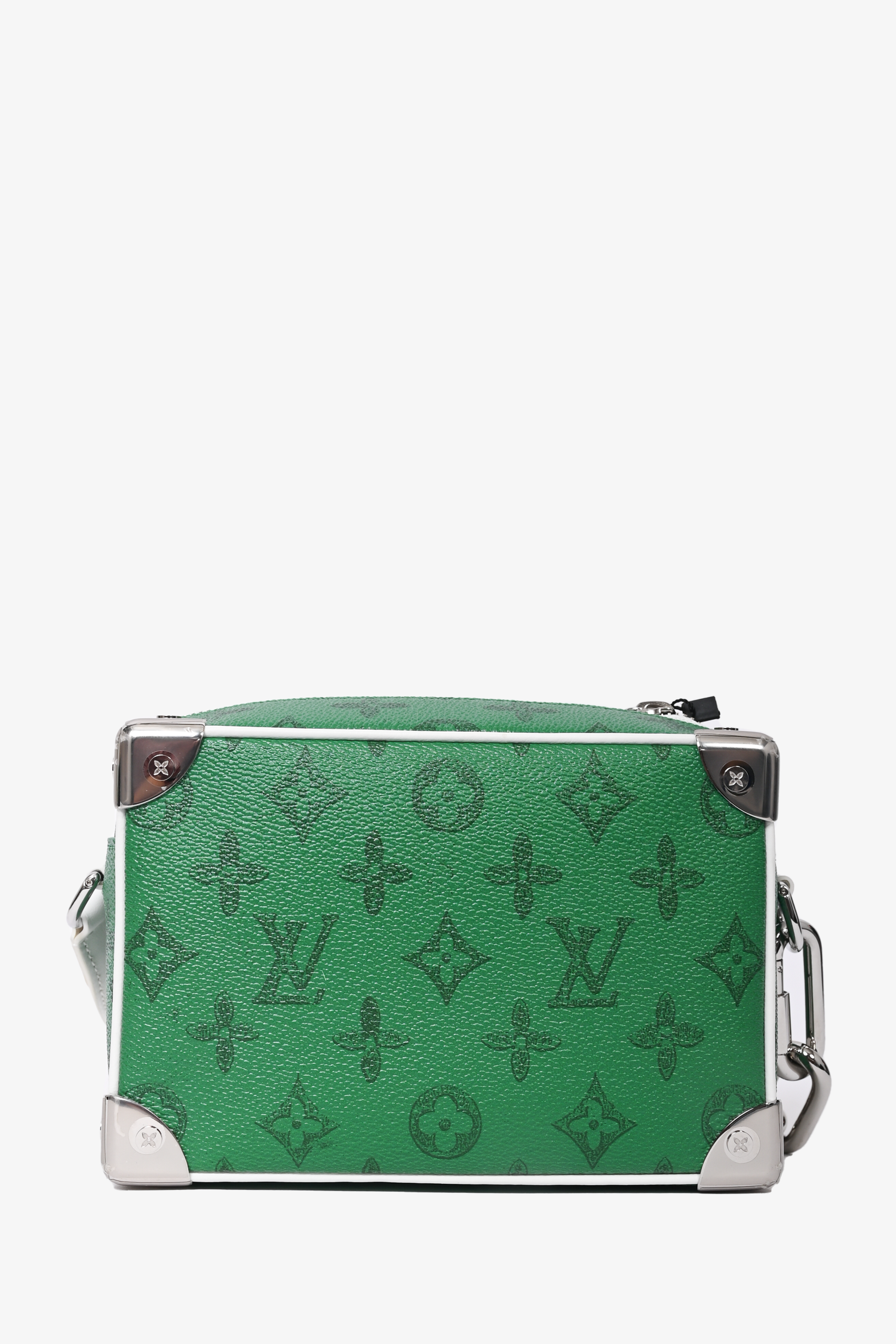 Louis Vuitton 2021 Green Monogram 'Everyday Mini Soft Trunk' Chain Bag