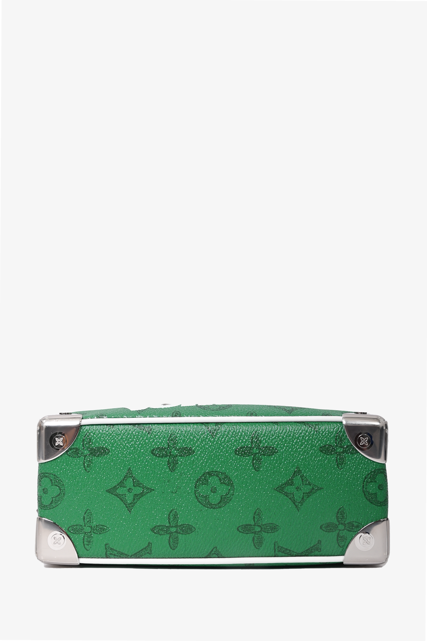 Louis Vuitton 2021 Green Monogram 'Everyday Mini Soft Trunk' Chain Bag
