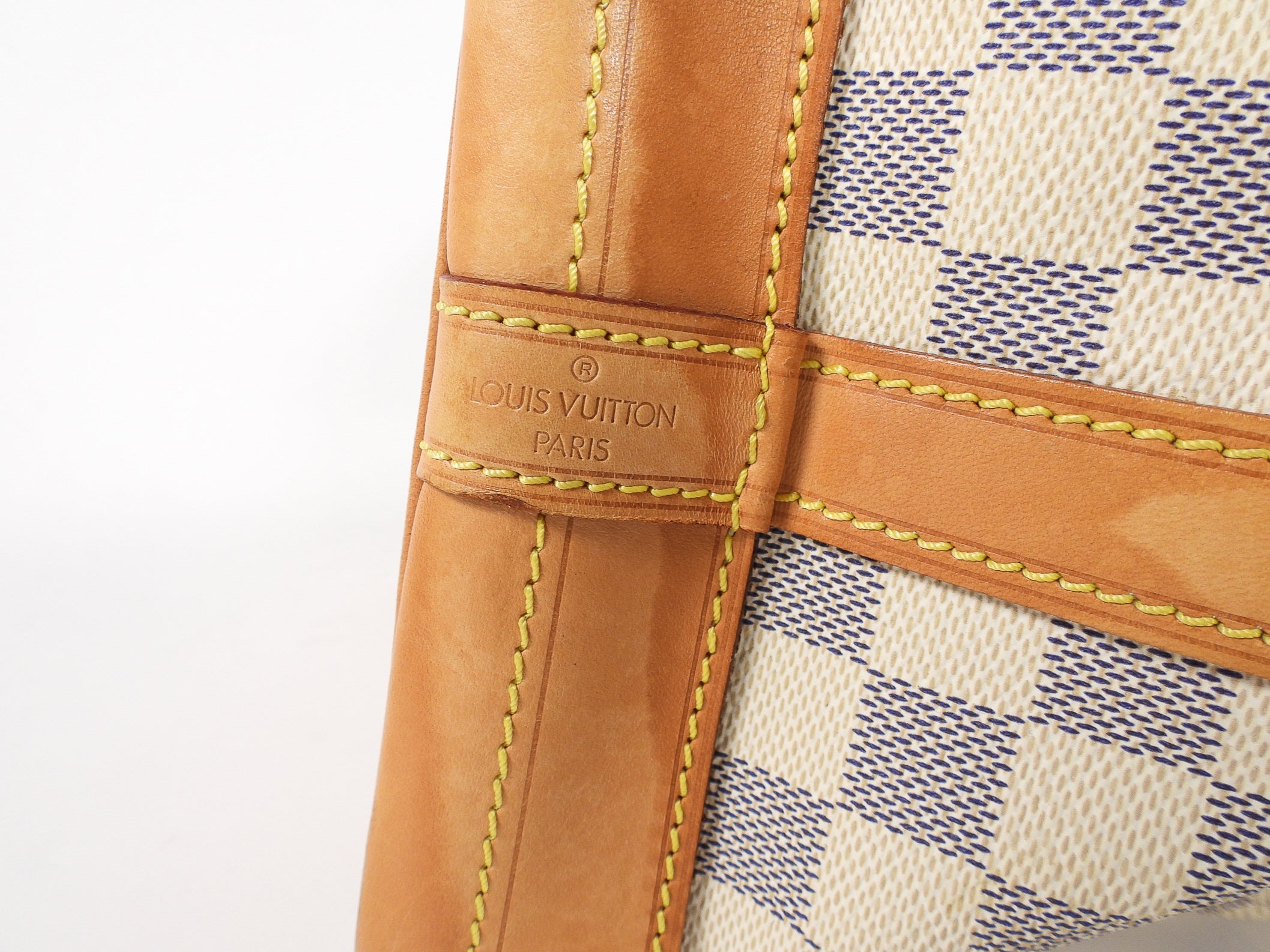 Louis Vuitton Damier Azur Noe Grande GM Drawstring Bag