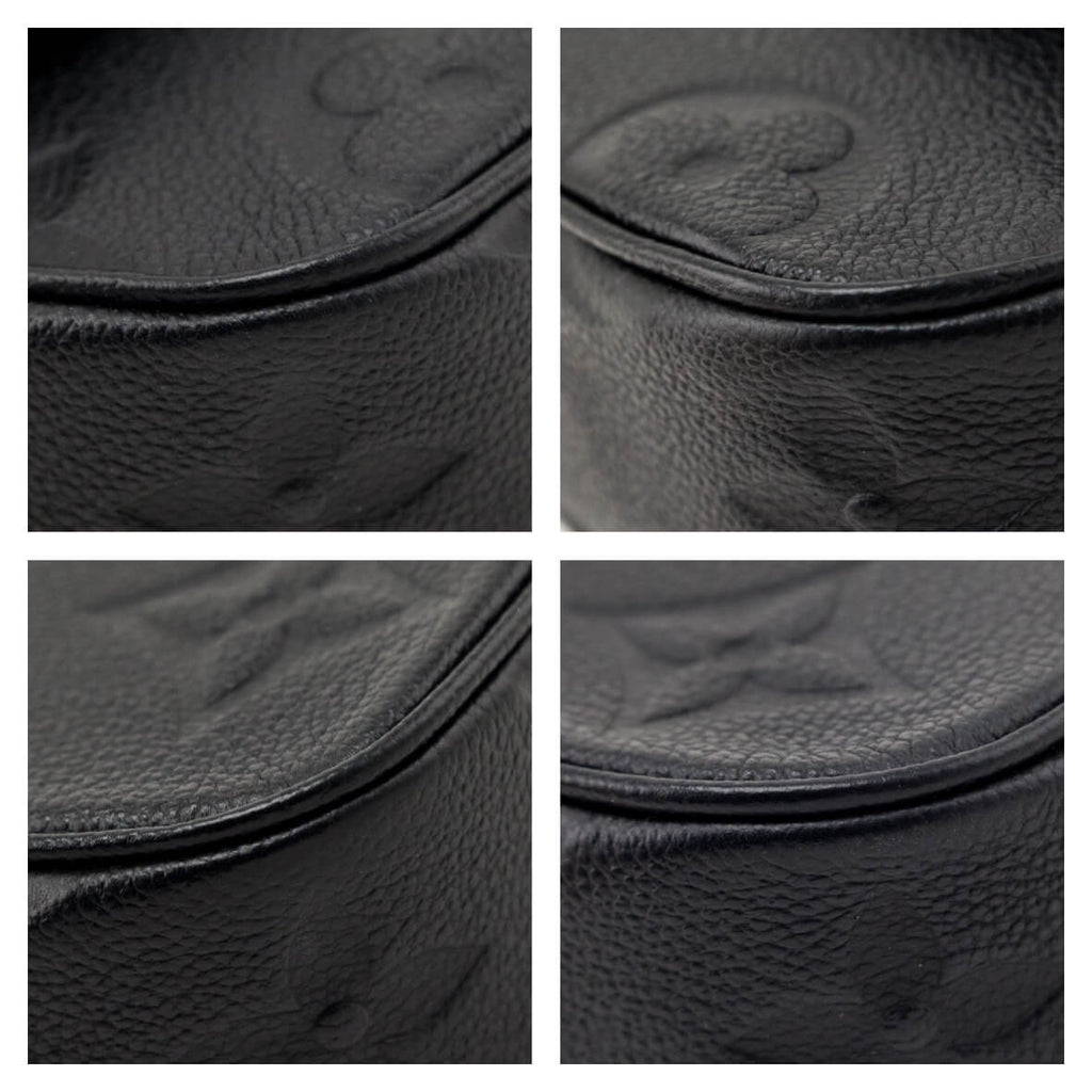 Louis Vuitton Black Empreinte Monogram Giant Ivy Wallet On Chain