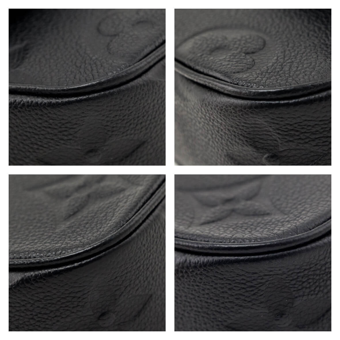 Louis Vuitton Black Empreinte Monogram Giant Ivy Wallet On Chain