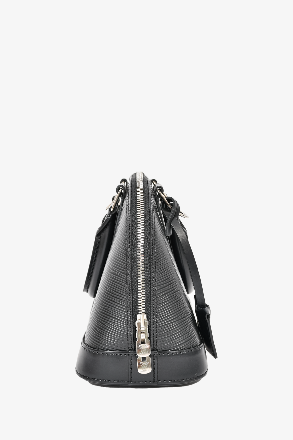 Louis Vuitton Black Epi Leather Alma BB Top Handle w/ Strap