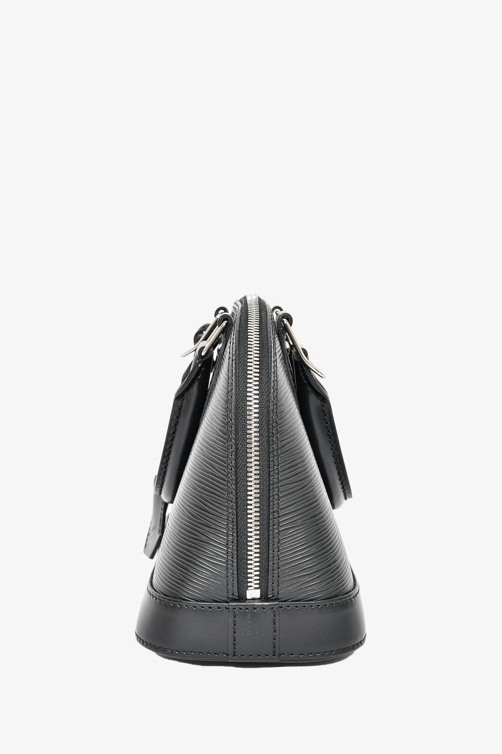 Louis Vuitton Black Epi Leather Alma BB Top Handle w/ Strap