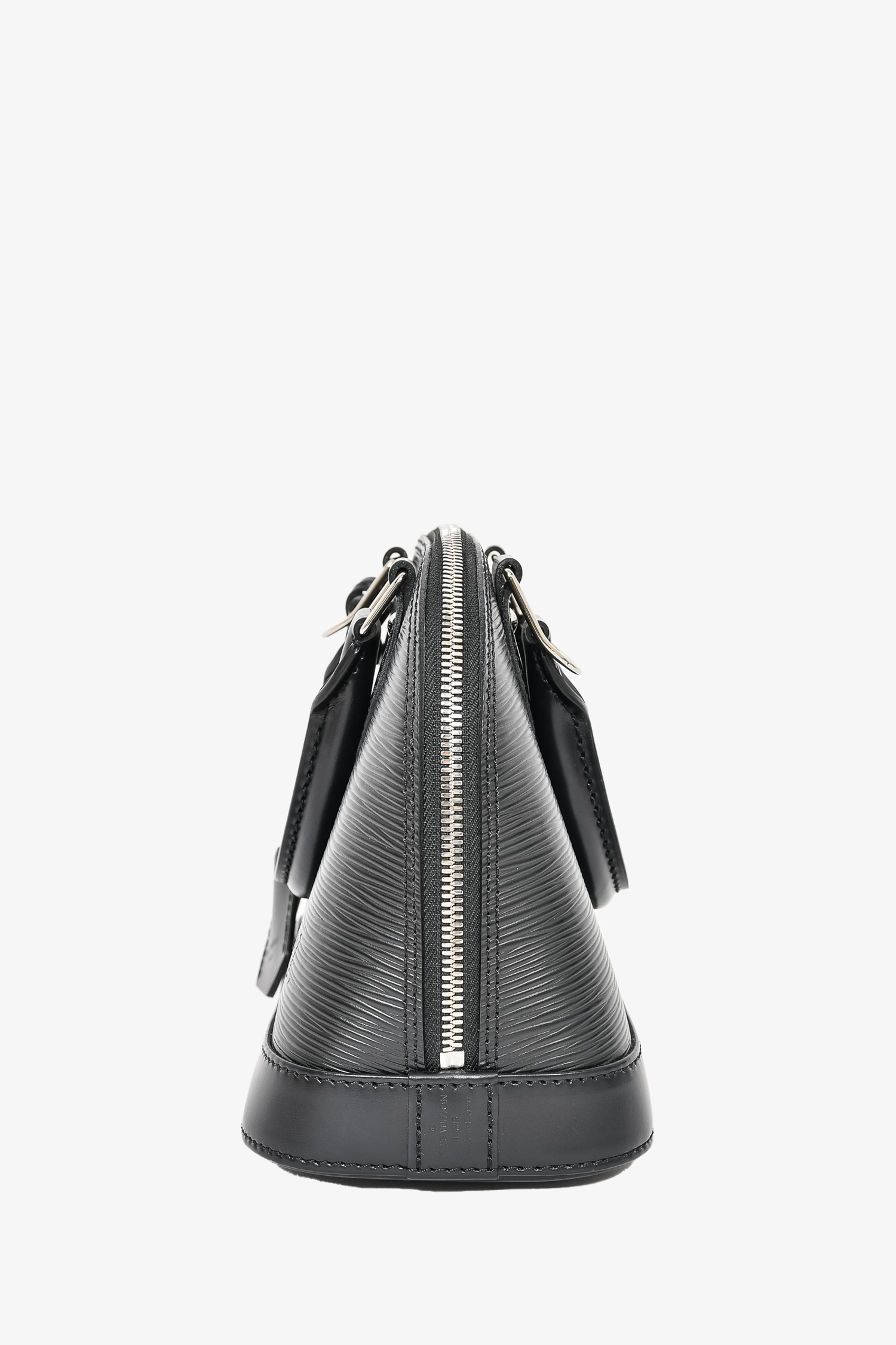 Louis Vuitton Black Epi Leather Alma BB Top Handle w/ Strap