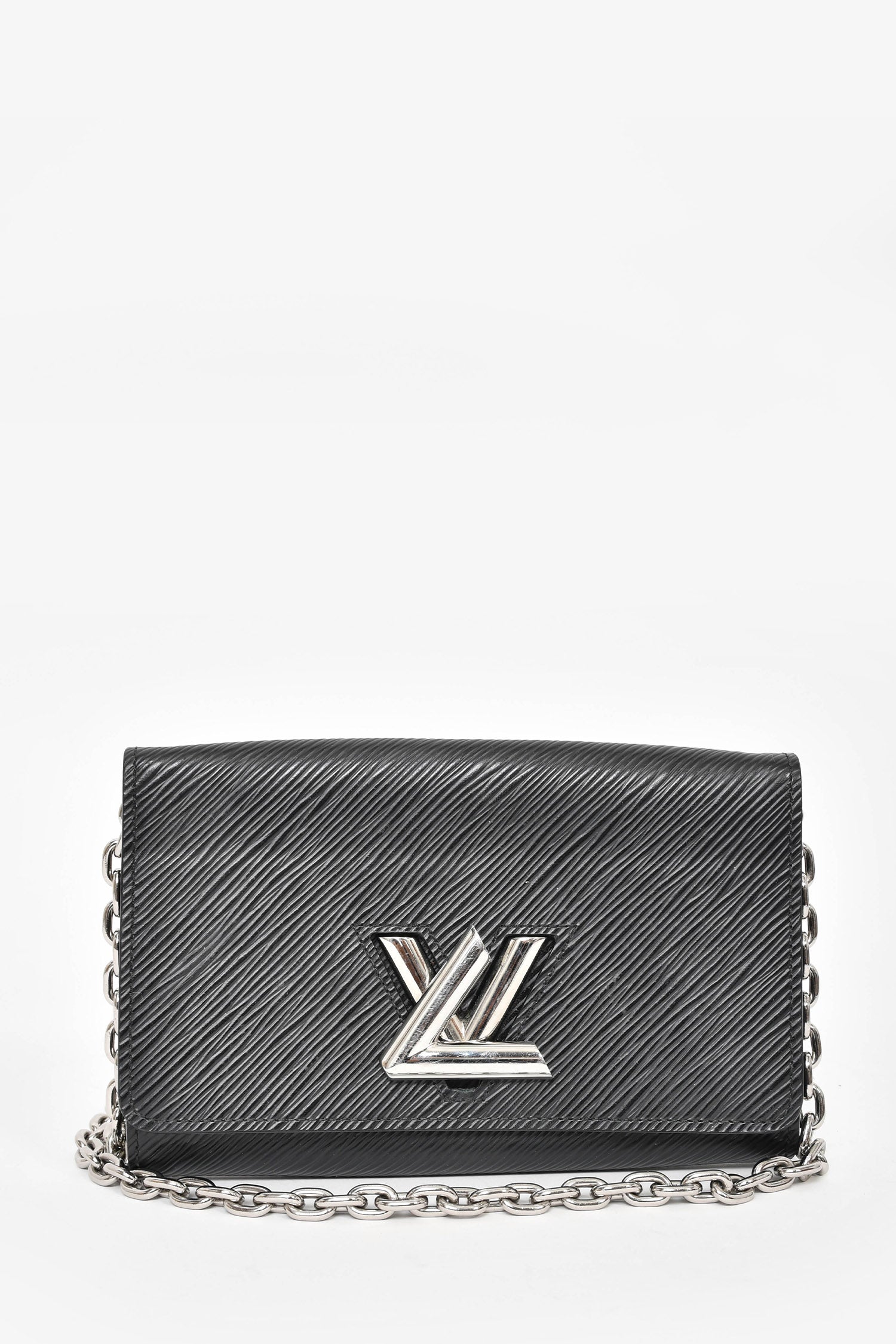 Louis Vuitton Black Epi Leather 'Twist' Wallet on Chain